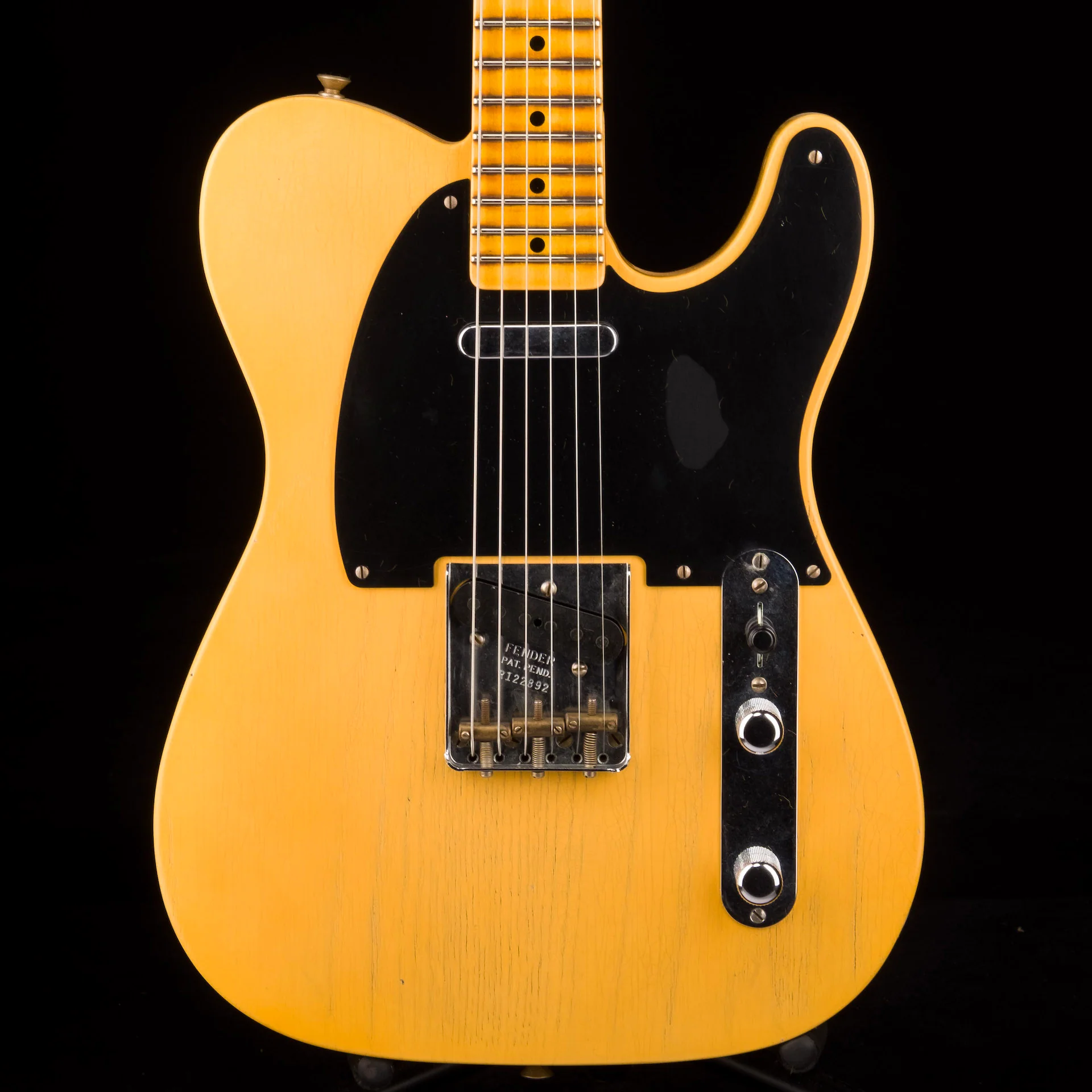 Fender Custom Shop 1952 Telecaster V Neck Journeyman Relic Aged Nocaster Blonde