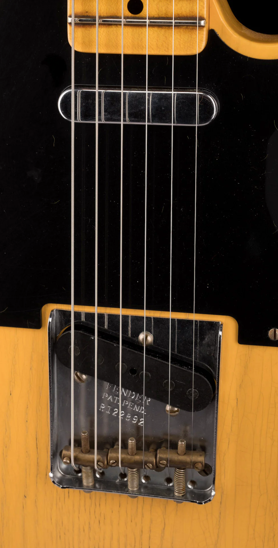 Fender Custom Shop 1952 Telecaster V Neck Journeyman Relic Aged Nocaster Blonde - Image 7