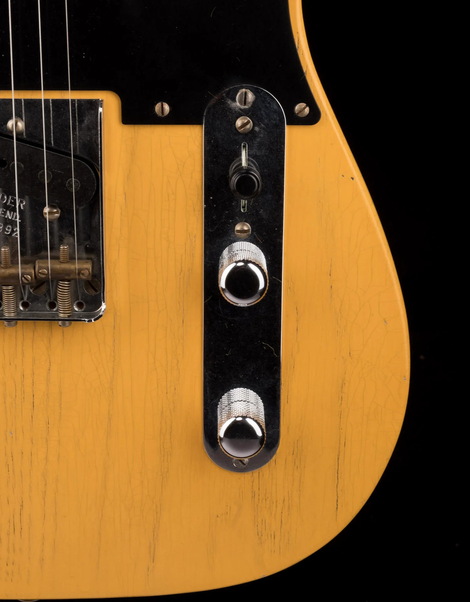 Fender Custom Shop 1952 Telecaster V Neck Journeyman Relic Aged Nocaster Blonde - Image 8