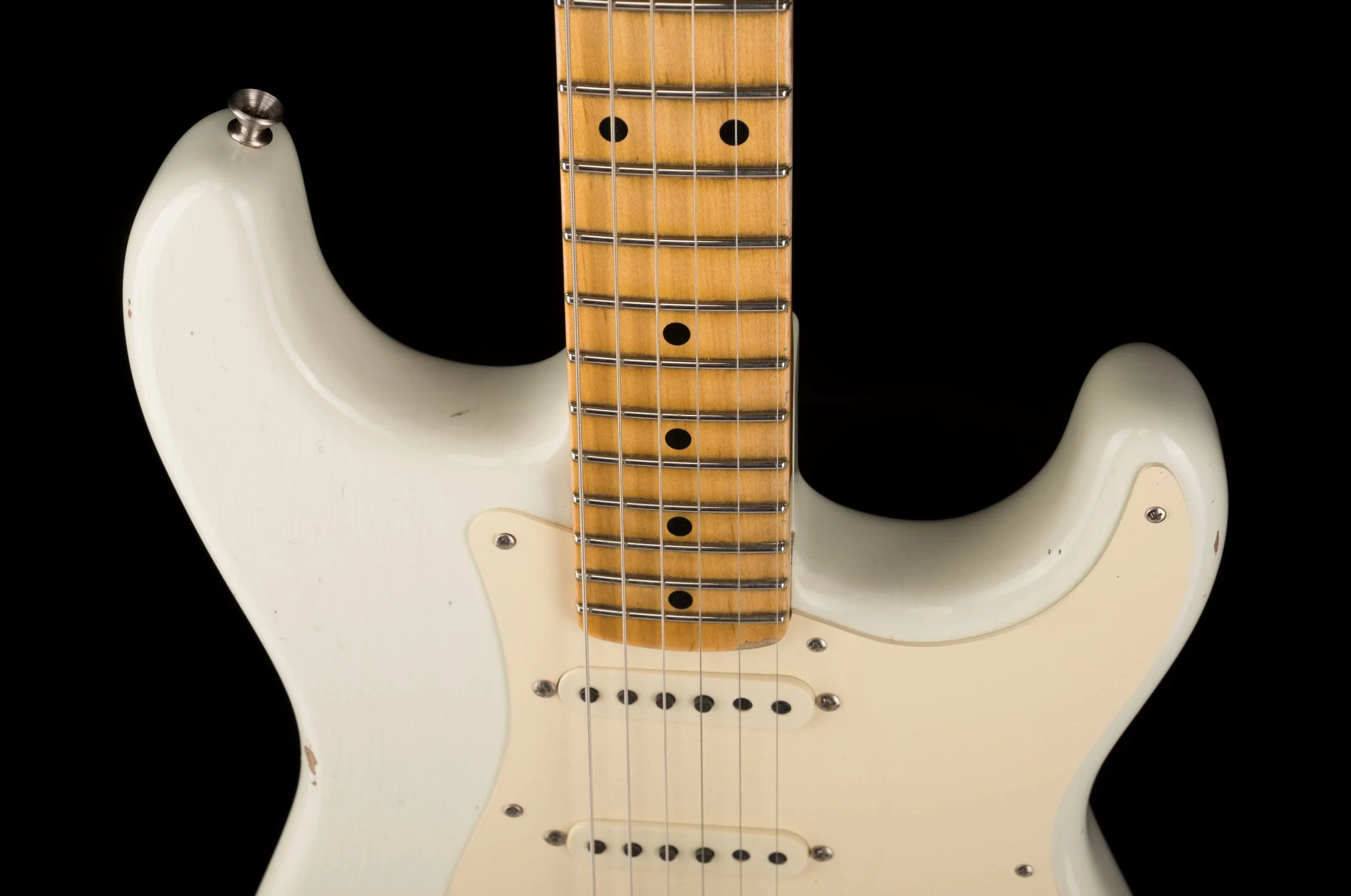Fender Custom Shop 1956 Stratocaster Relic India Ivory With Case - Image 3