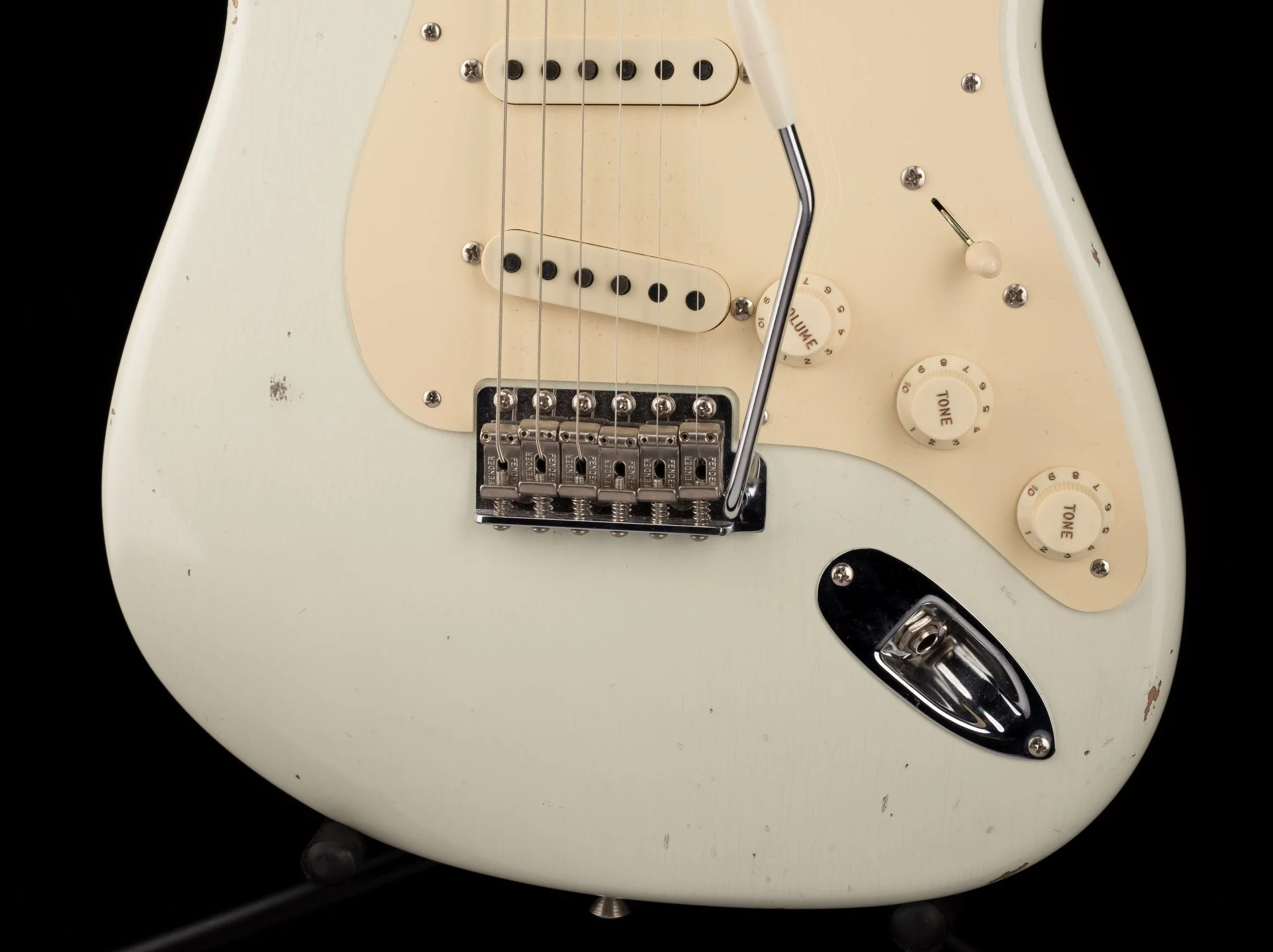 Fender Custom Shop 1956 Stratocaster Relic India Ivory With Case - Image 5
