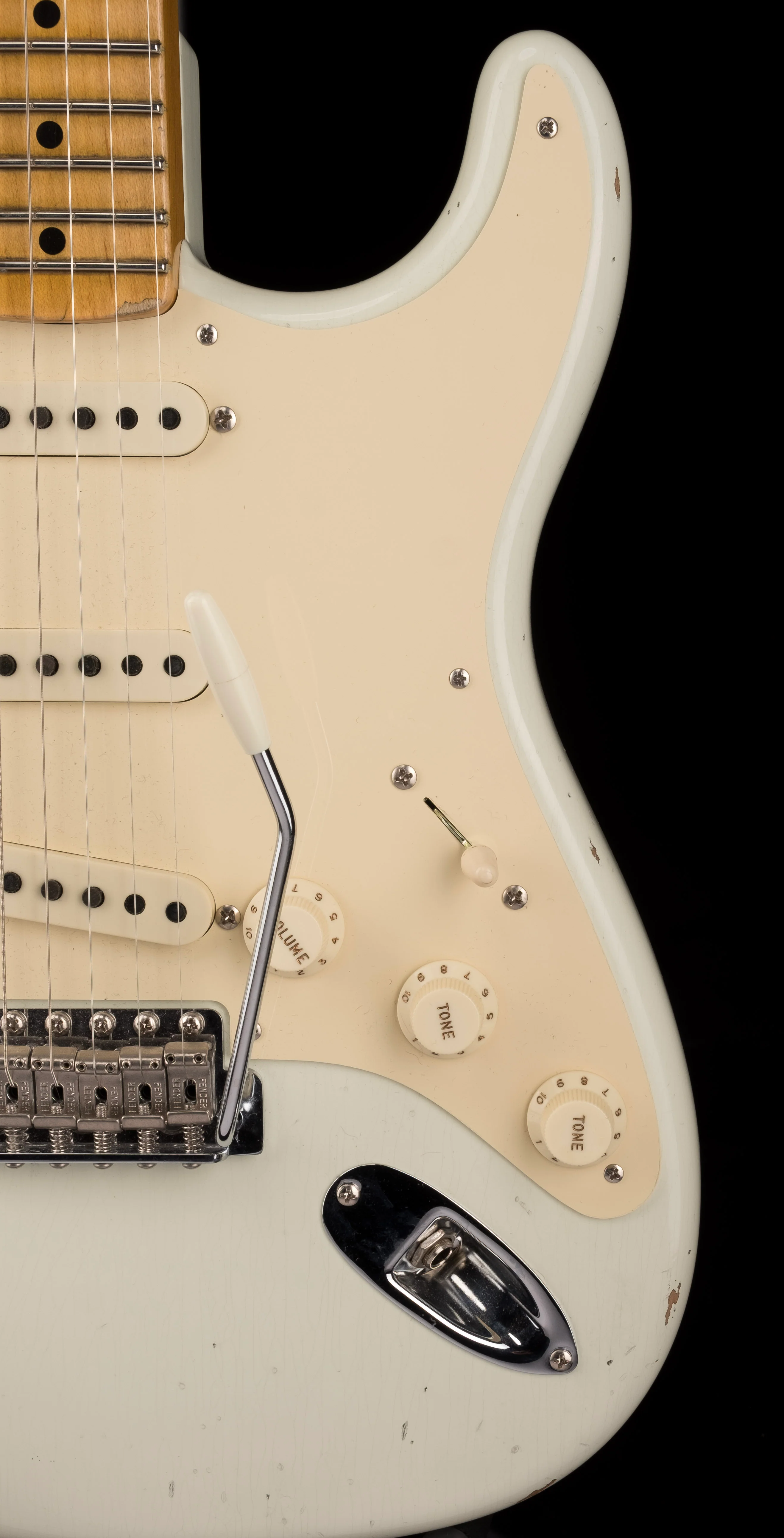 Fender Custom Shop 1956 Stratocaster Relic India Ivory With Case - Image 7