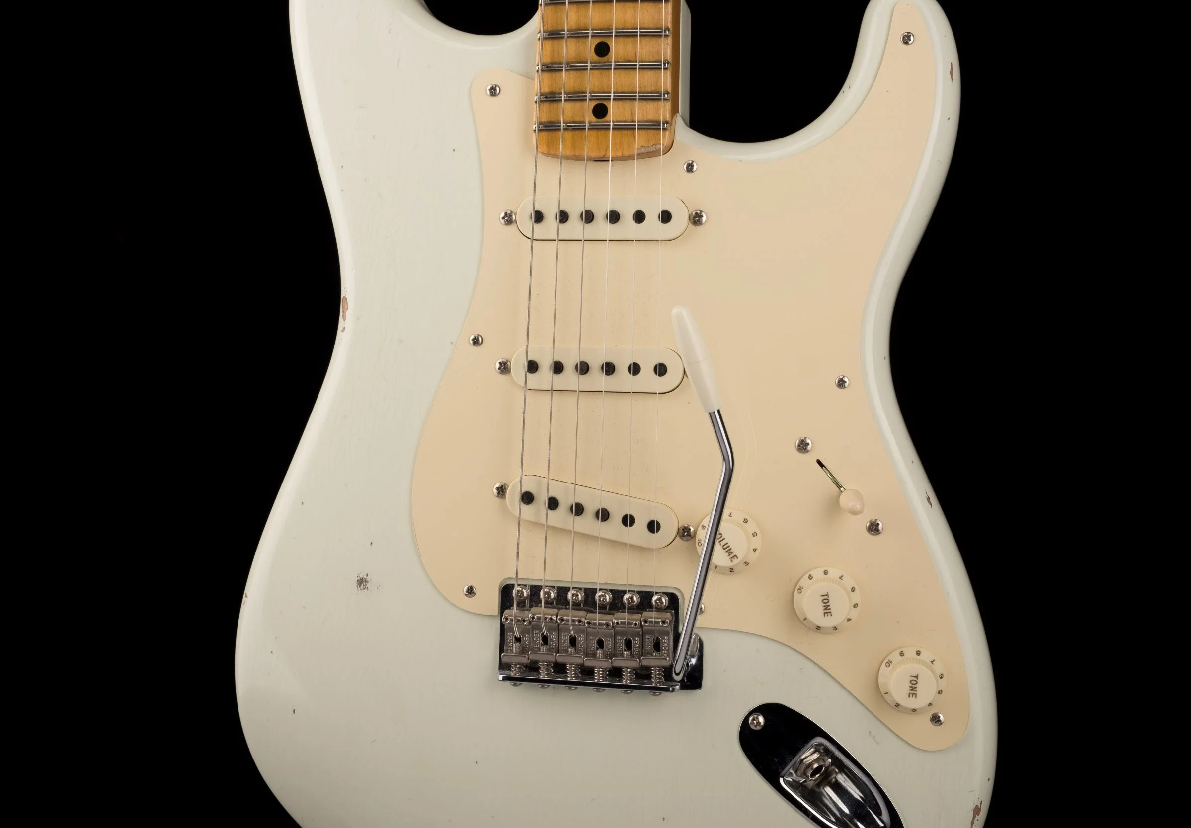Fender Custom Shop 1956 Stratocaster Relic India Ivory With Case - Image 8