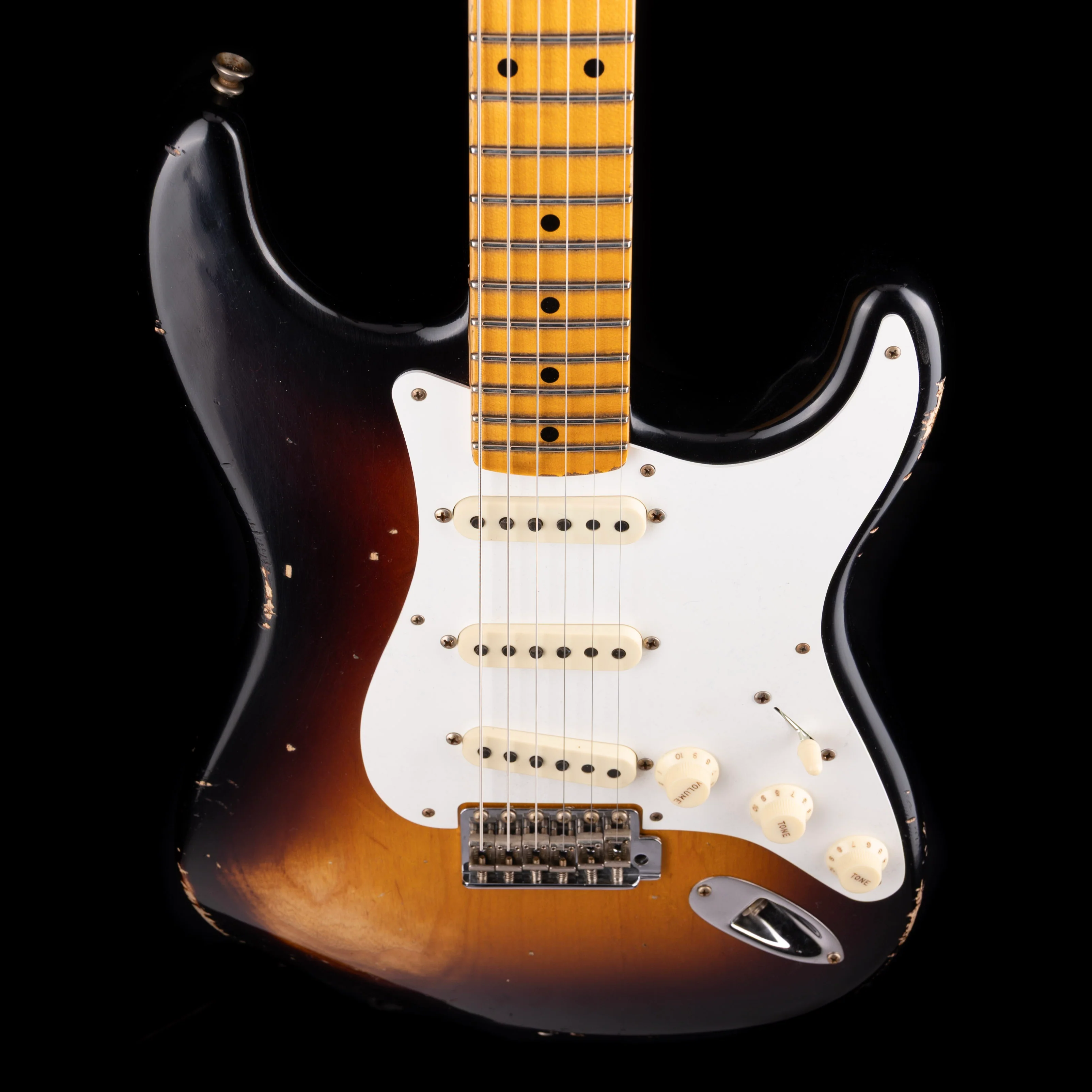 Fender Custom Shop 1956 Stratocaster Relic Wide Fade 2-Tone Sunburst - Image 6