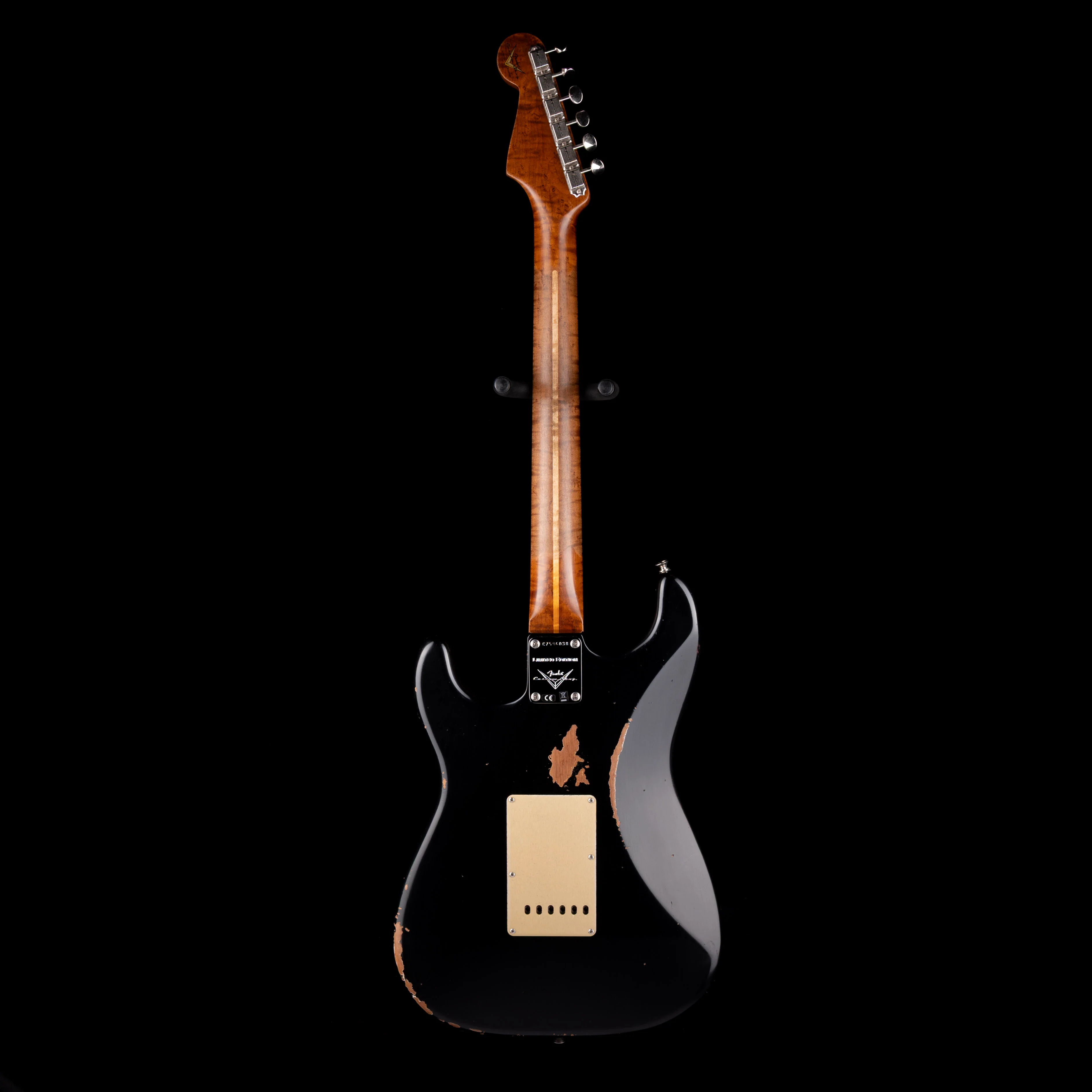 Fender Custom Shop 1956 Stratocaster Roasted Relic Aged Black - Image 9