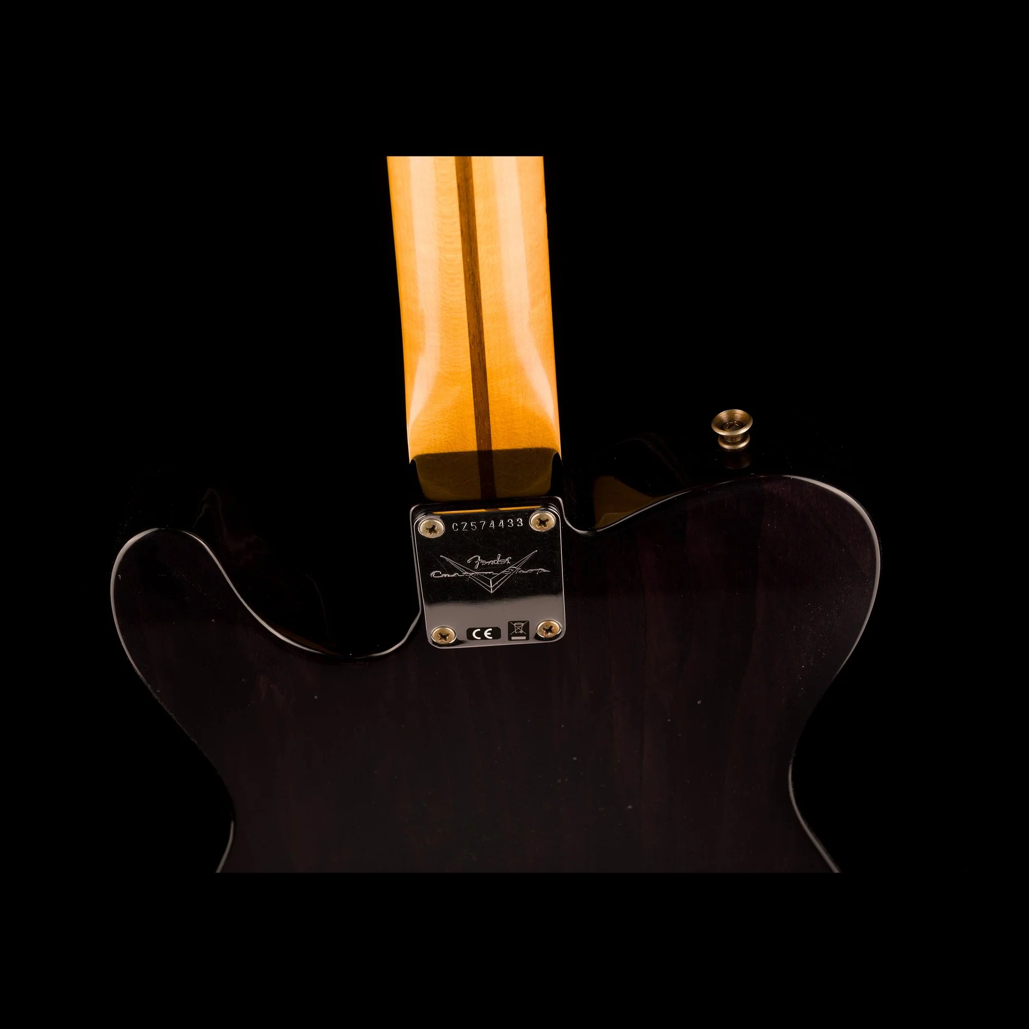 Fender Custom Shop 1956 Telecaster Journeyman Relic Black Transparent - Image 14