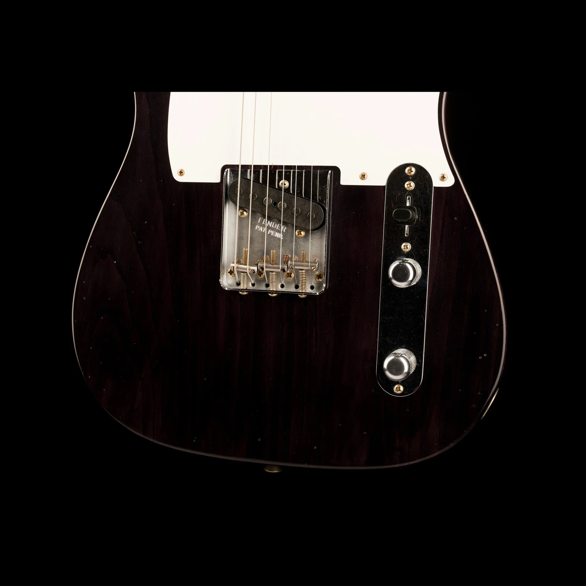 Fender Custom Shop 1956 Telecaster Journeyman Relic Black Transparent - Image 5
