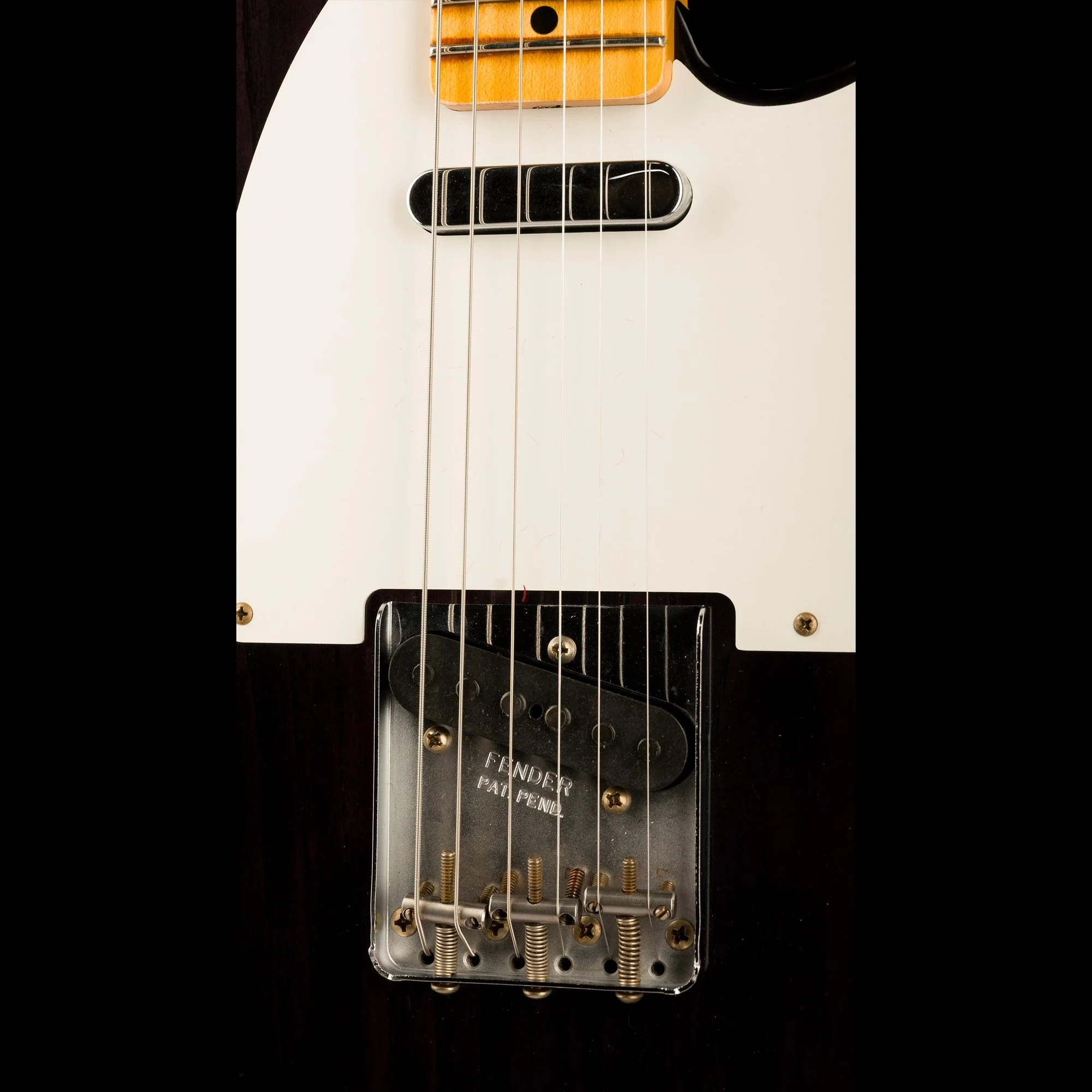Fender Custom Shop 1956 Telecaster Journeyman Relic Black Transparent - Image 7