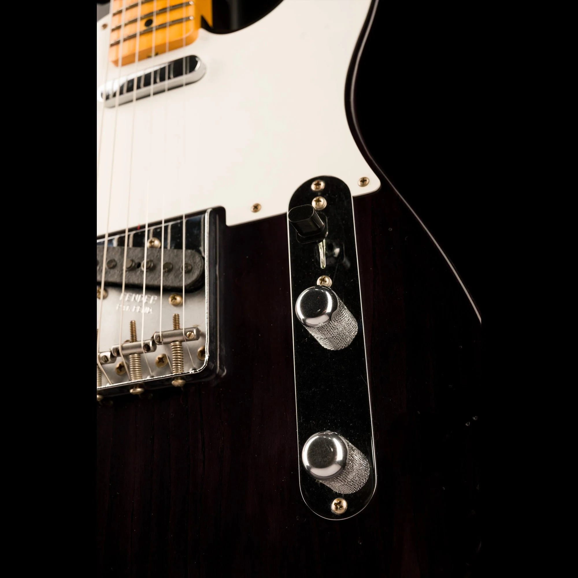 Fender Custom Shop 1956 Telecaster Journeyman Relic Black Transparent - Image 8