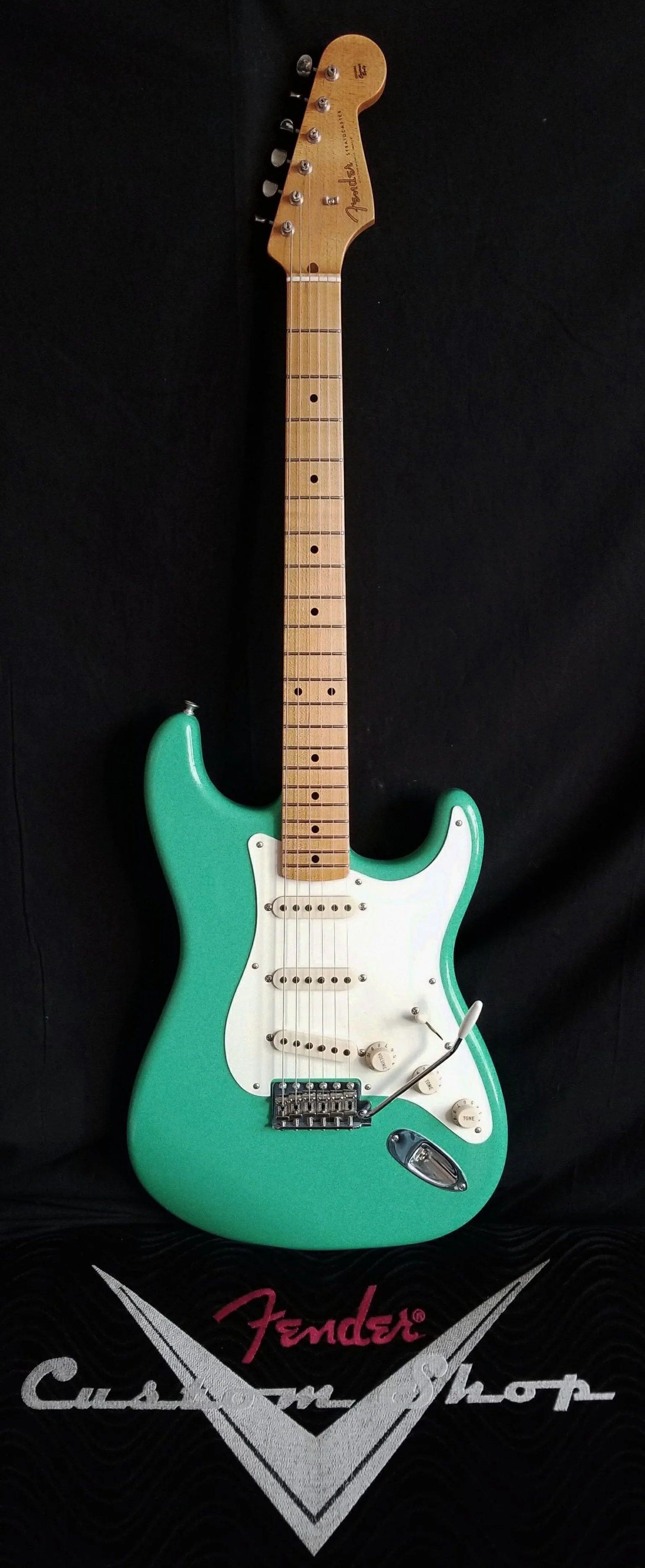 Fender Custom Shop 1957 Stratocaster Closet Classic Maple Seafoam Green - Image 2