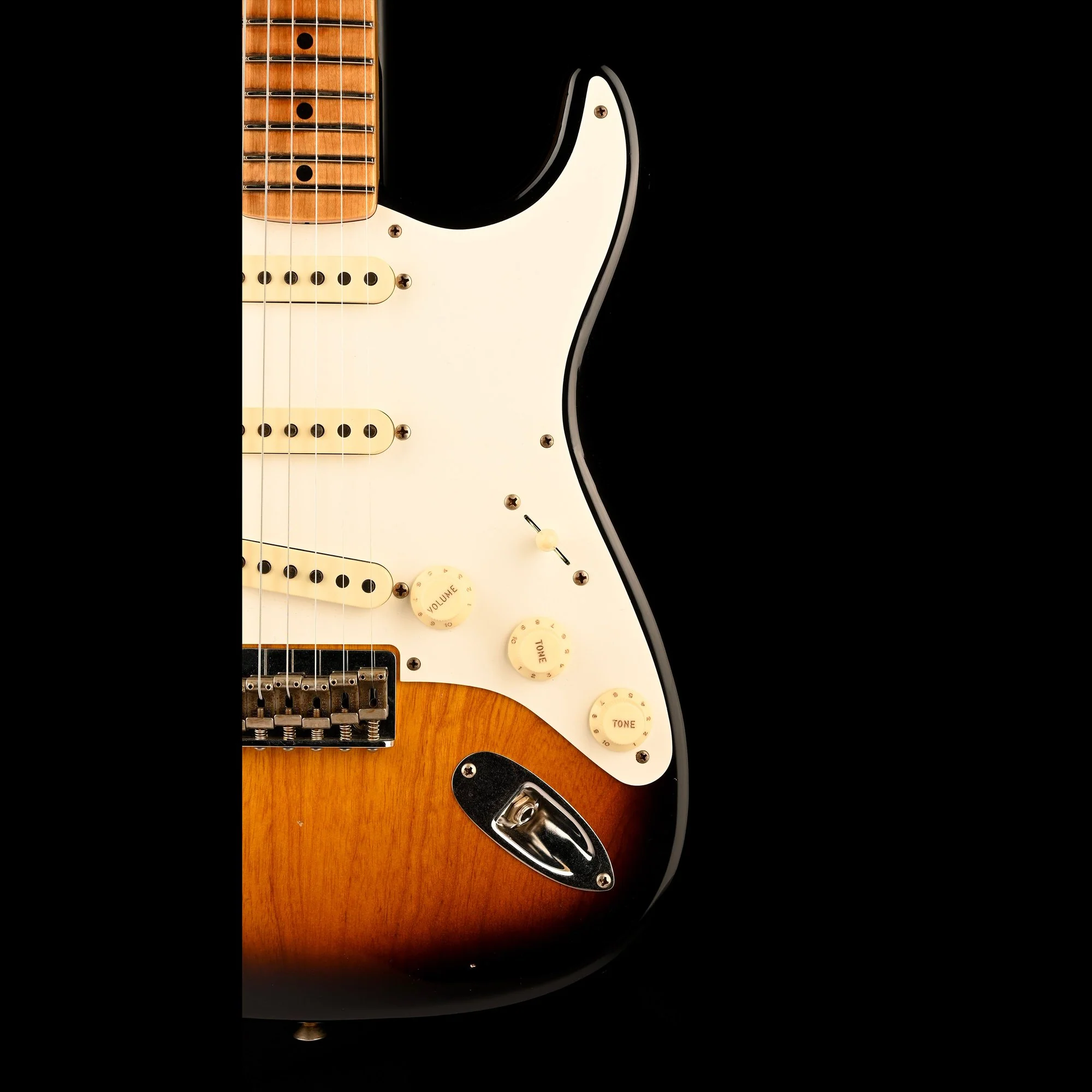 Fender Custom Shop 1957 Stratocaster Hardtail Journeyman Relic 2-Tone Sunburst - Image 9