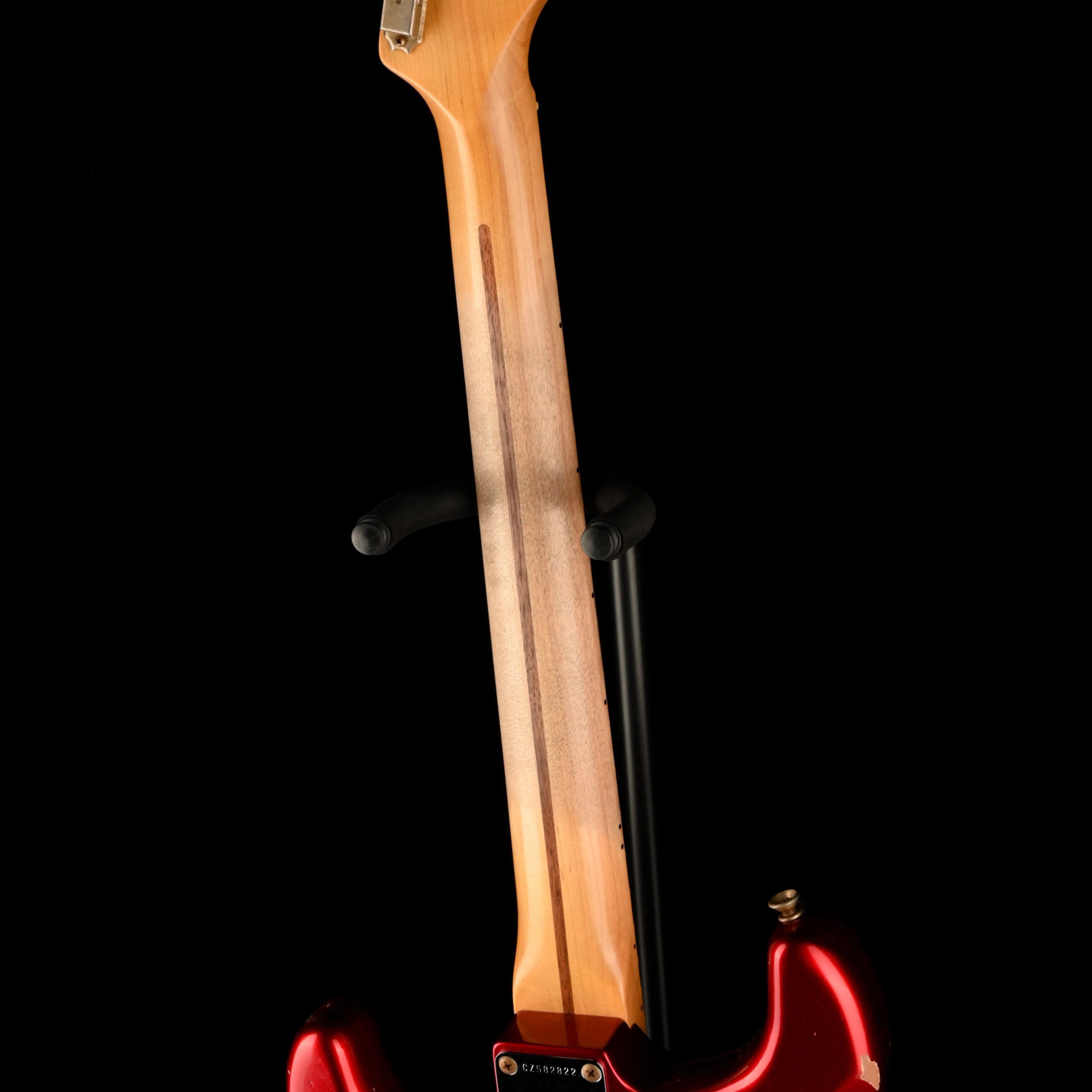 Fender Custom Shop 1957 Stratocaster Reverse Headstock Relic Candy Apple Red - Image 11
