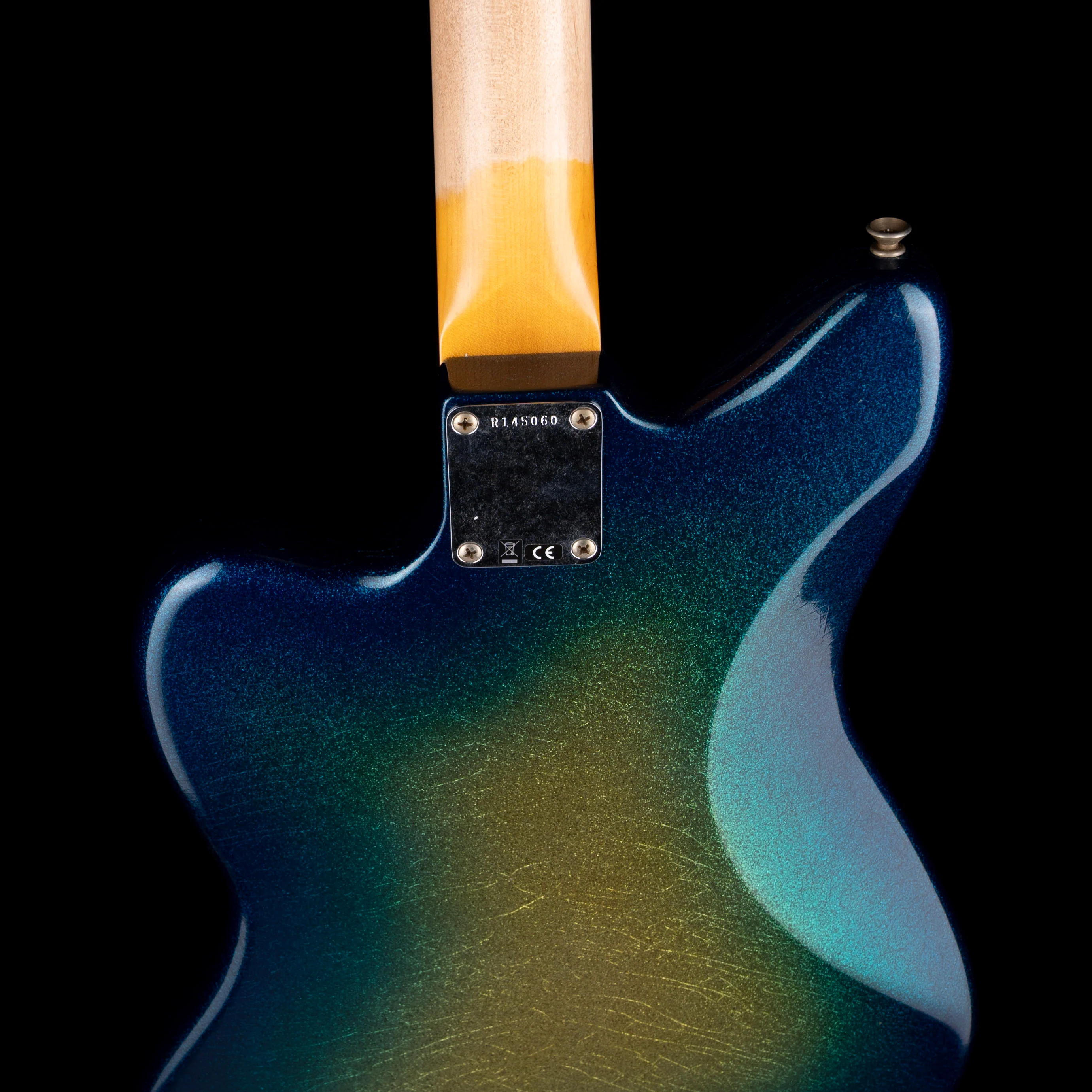 Fender Custom Shop 1958 Jazzmaster Journeyman Relic Surf Green Sparkle Burst With Case - Image 10