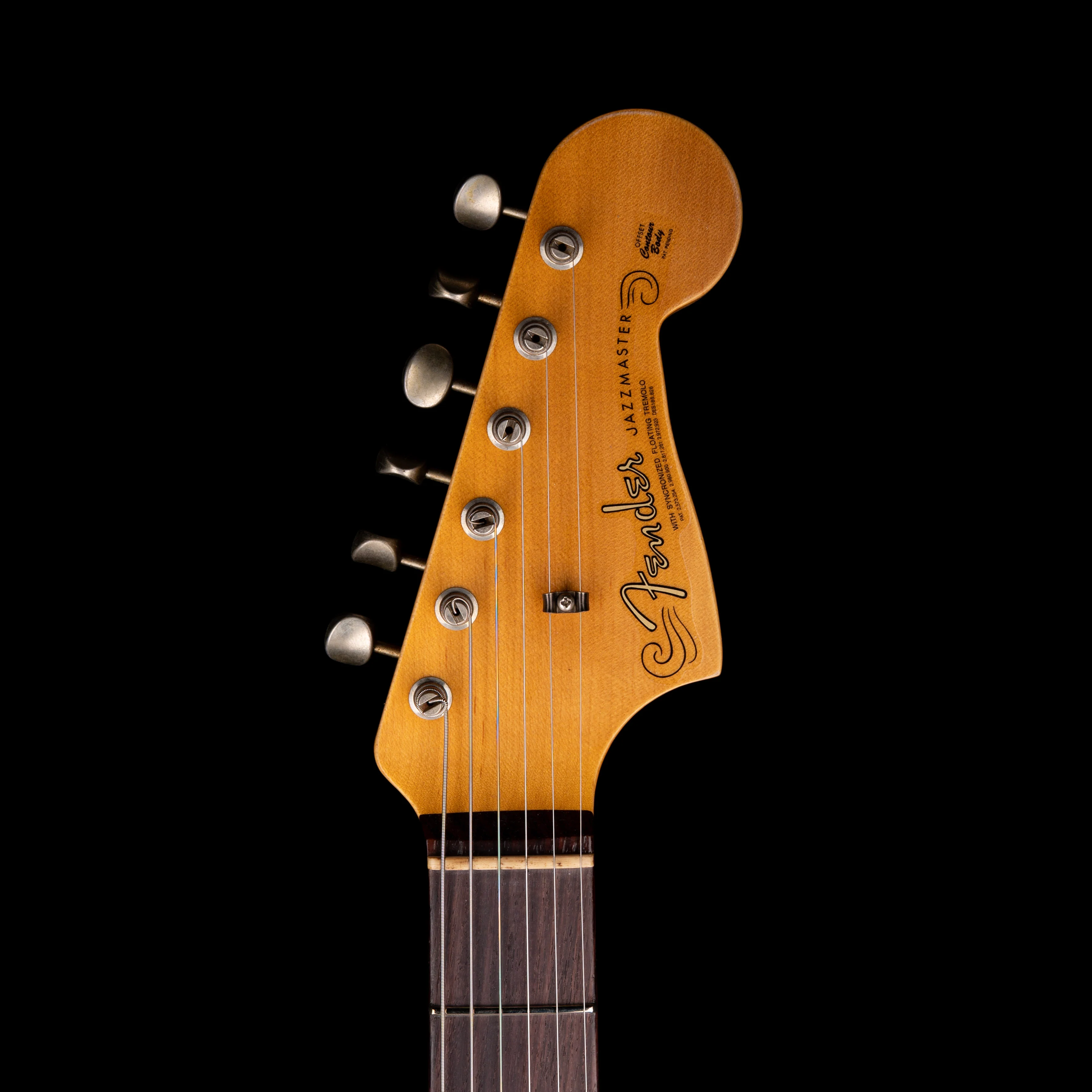Fender Custom Shop 1958 Jazzmaster Journeyman Relic Surf Green Sparkle Burst With Case - Image 12