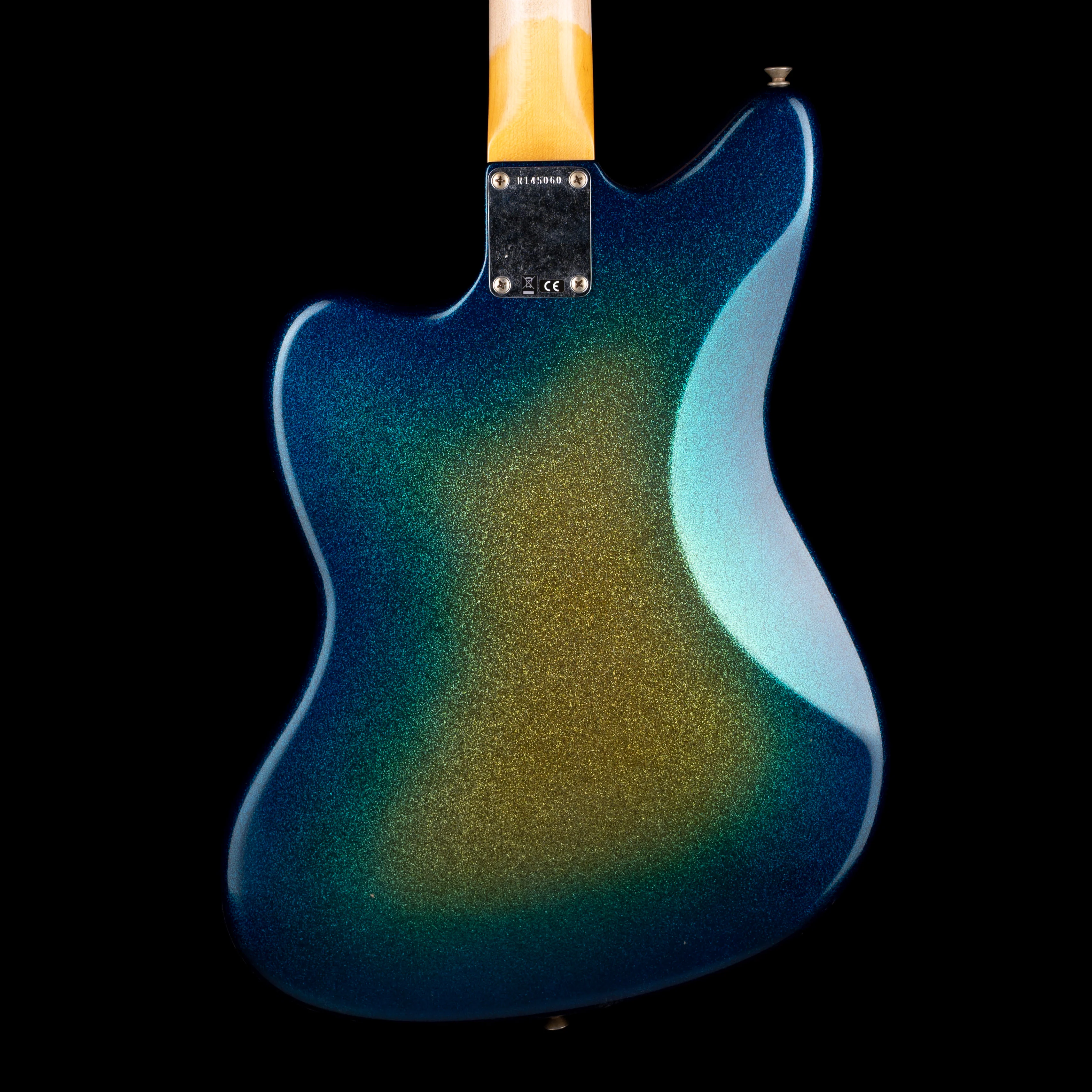 Fender Custom Shop 1958 Jazzmaster Journeyman Relic Surf Green Sparkle Burst With Case - Image 8