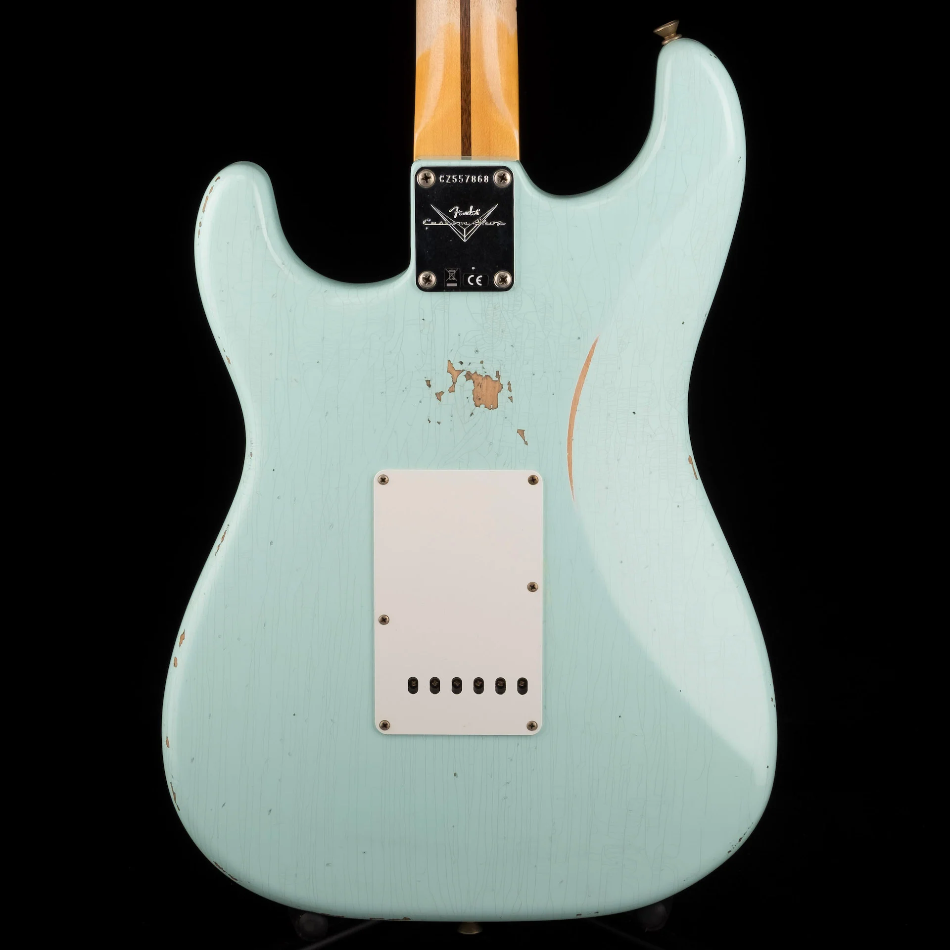 Fender Custom Shop 1958 Stratocaster Relic Super Faded Aged Surf Green - Image 15