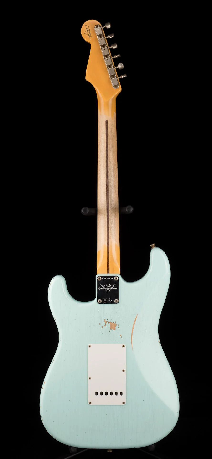 Fender Custom Shop 1958 Stratocaster Relic Super Faded Aged Surf Green - Image 16