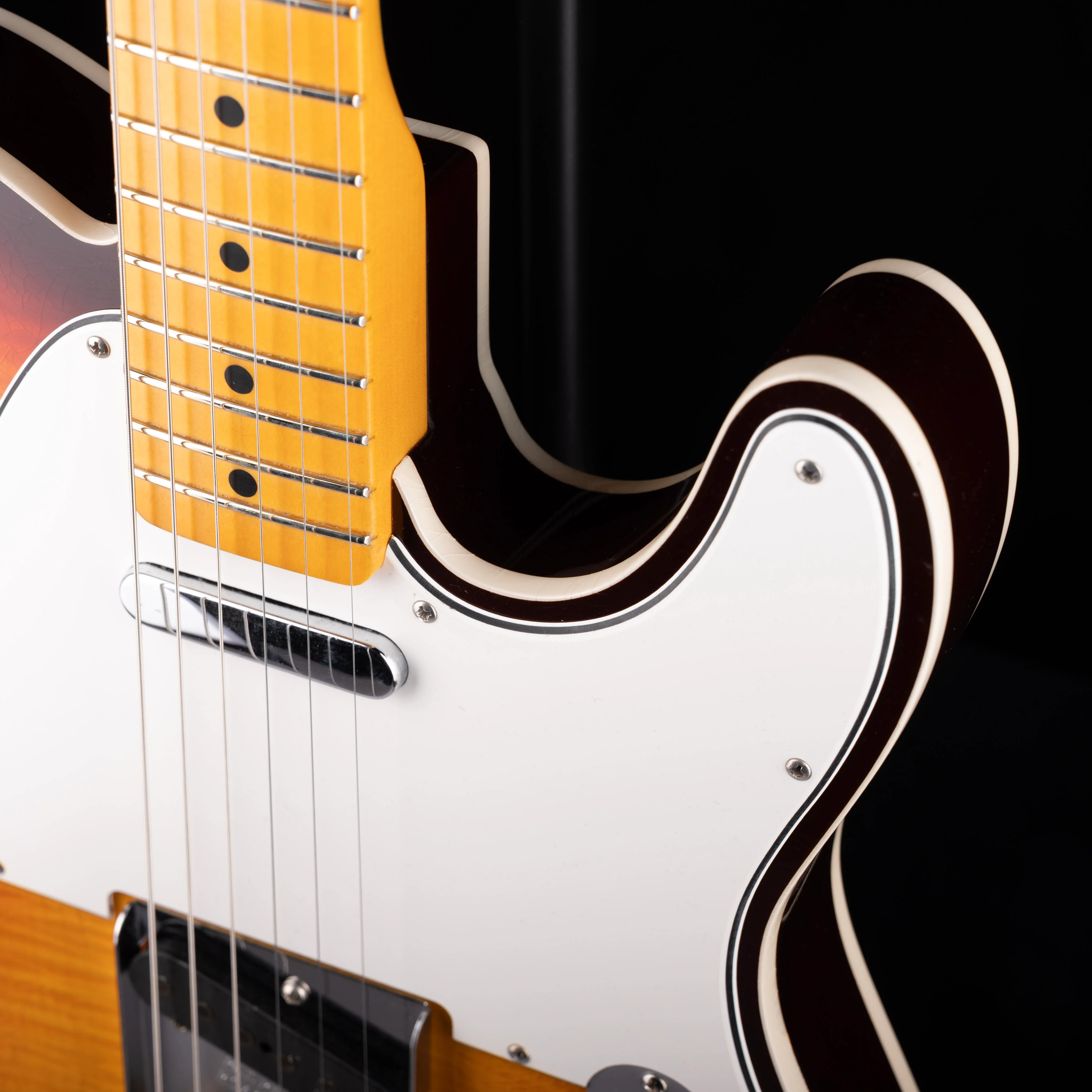 Fender Custom Shop 1958 Telecaster Custom Flametop Closet Classic Chocolate 3-Tone Sunburst With Case - Image 4