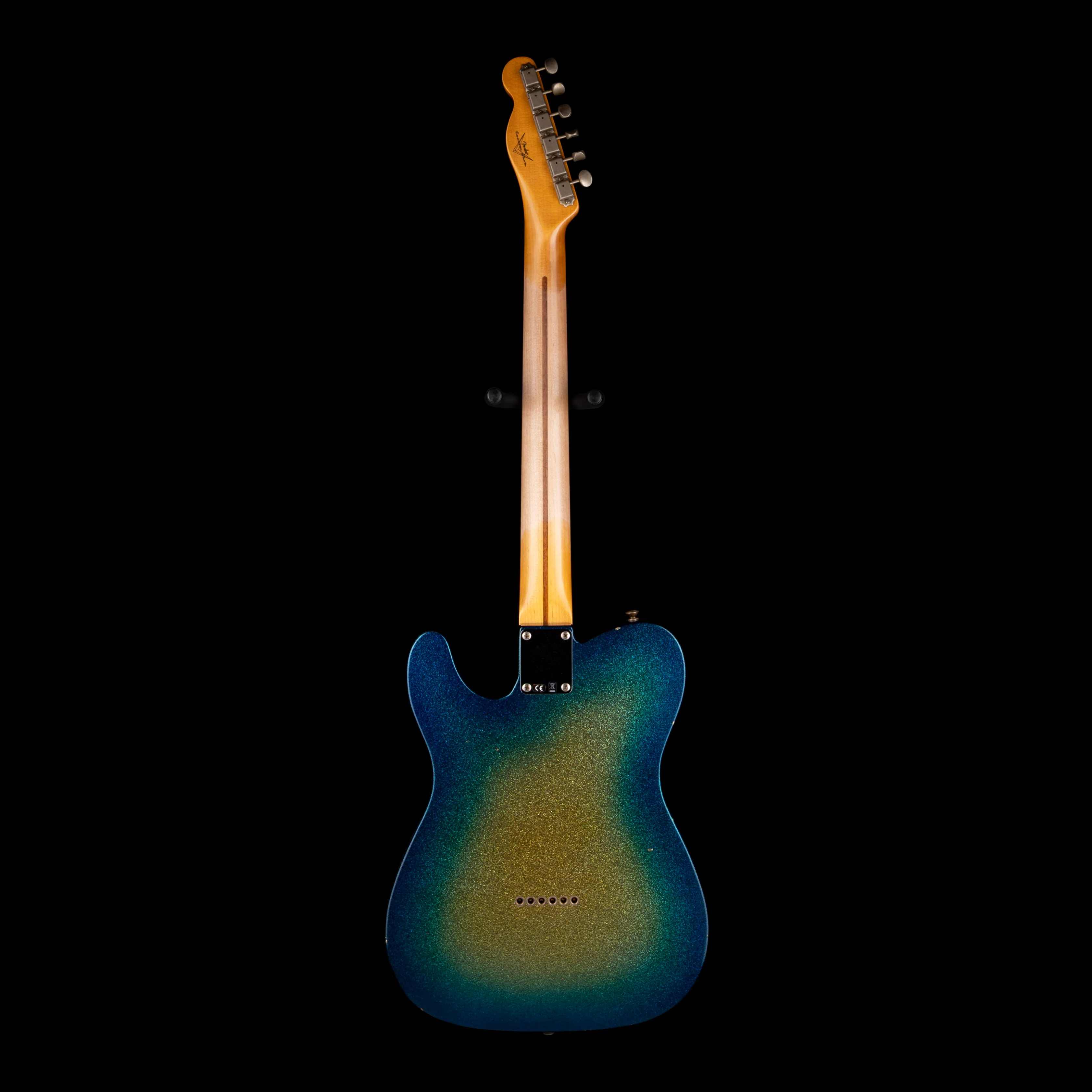 Fender Custom Shop 1958 Telecaster Journeyman Relic Surf Green Sparkle Burst With Case - Image 10