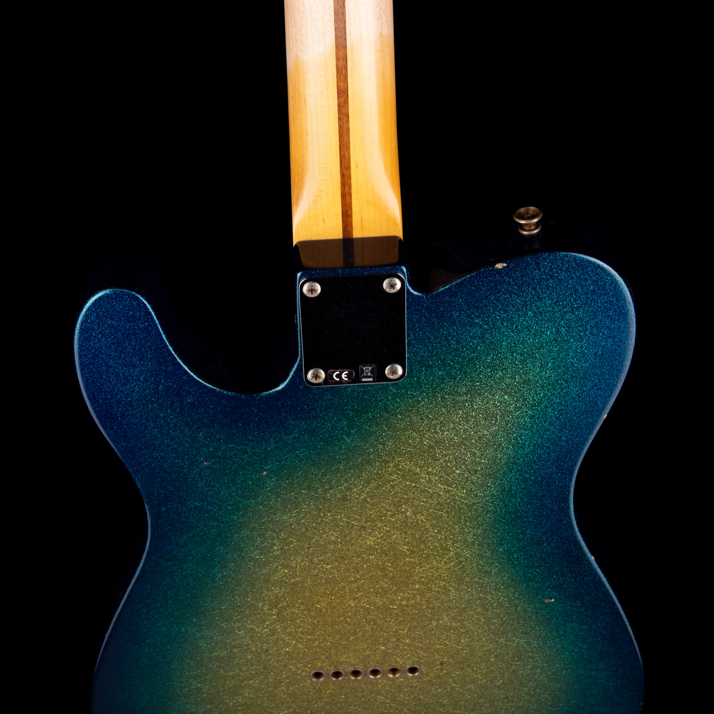Fender Custom Shop 1958 Telecaster Journeyman Relic Surf Green Sparkle Burst With Case - Image 11