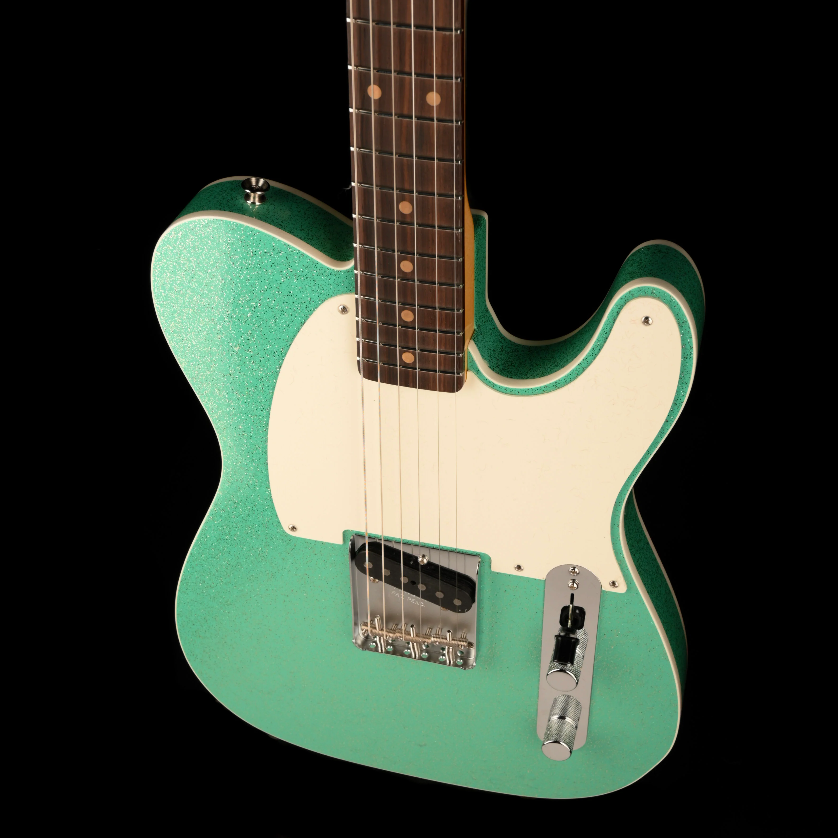 Fender Custom Shop 1959 Esquire Custom NOS Seafoam Green Sparkle With Case - Image 2