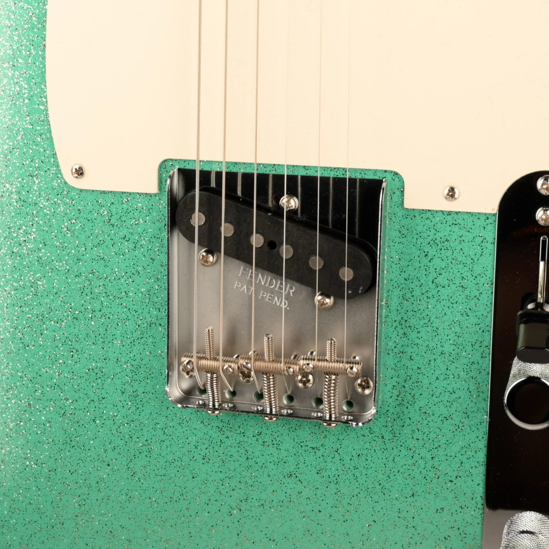 Fender Custom Shop 1959 Esquire Custom NOS Seafoam Green Sparkle With Case - Image 4