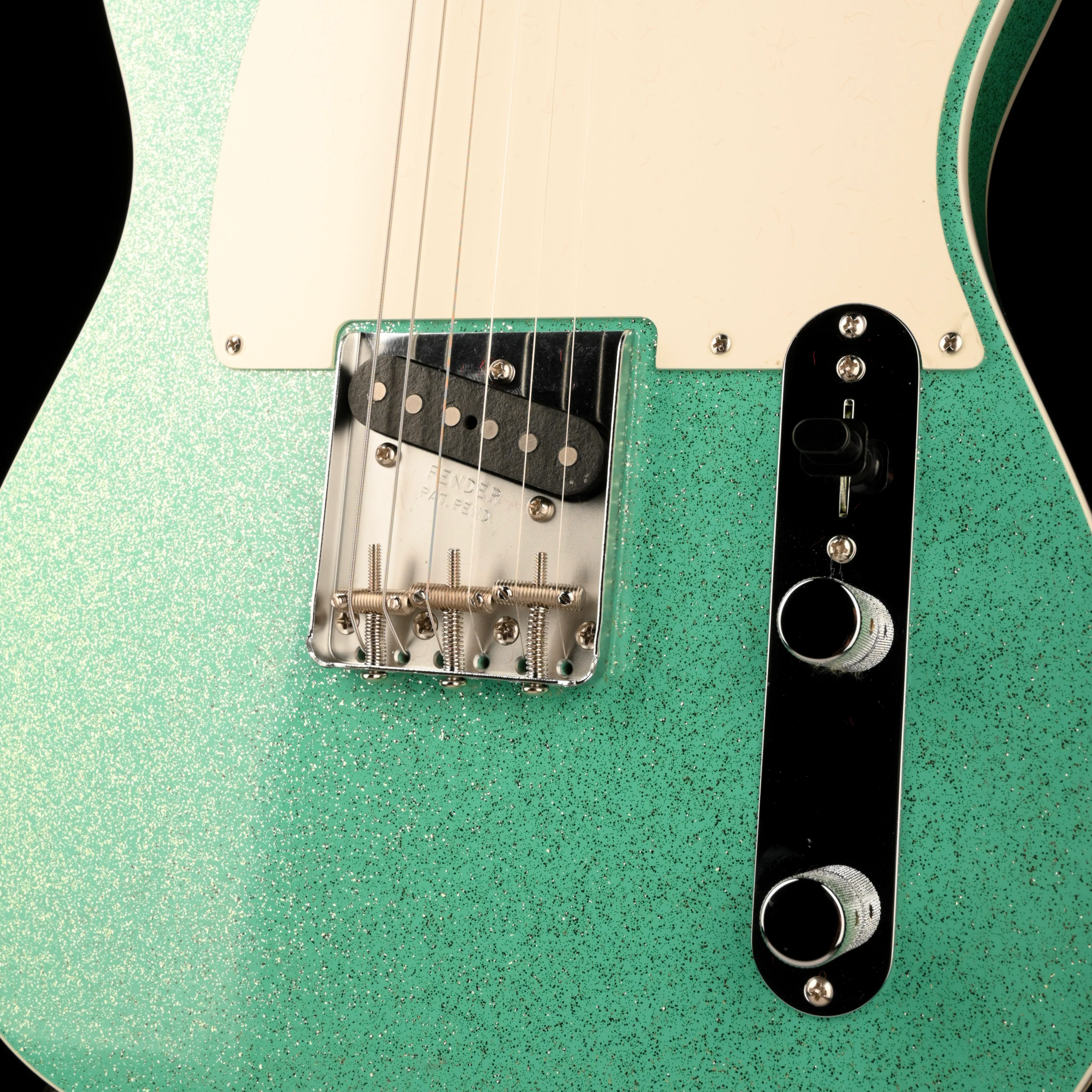 Fender Custom Shop 1959 Esquire Custom NOS Seafoam Green Sparkle With Case - Image 5