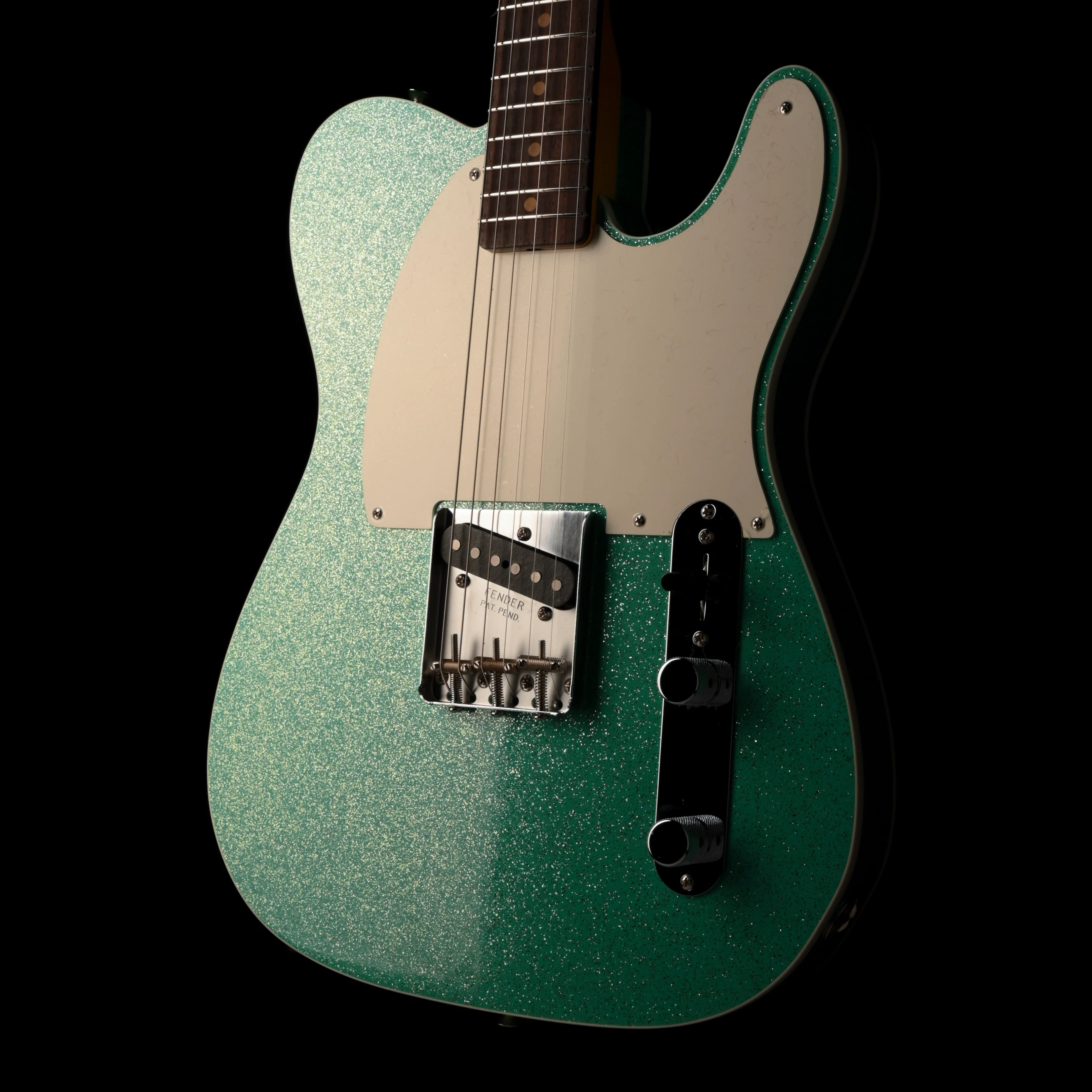 Fender Custom Shop 1959 Esquire Custom NOS Seafoam Green Sparkle With Case - Image 7
