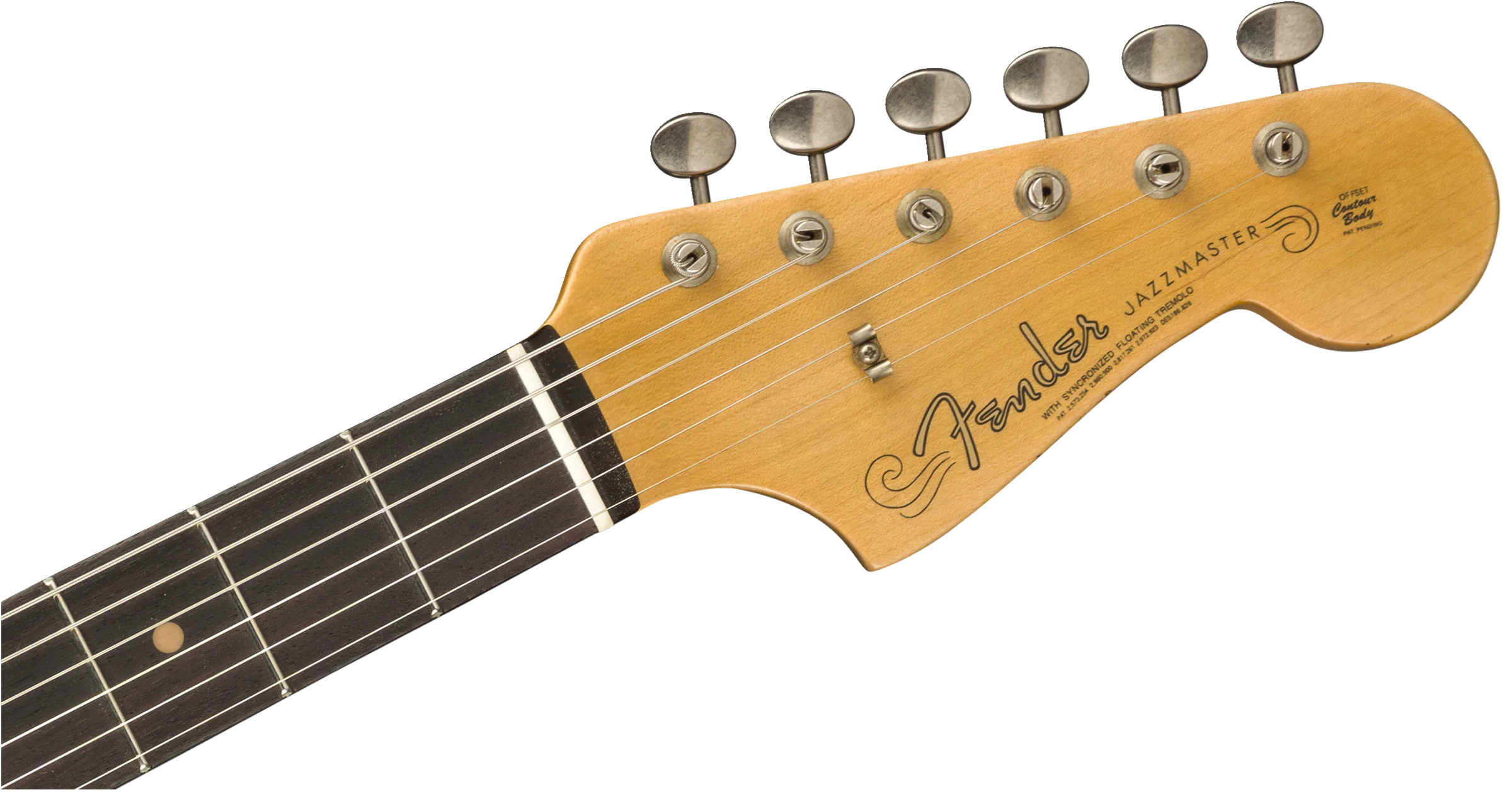 Fender Custom Shop 1959 Jazzmaster Journeyman Relic Super Faded Aged Fiesta Red Electric Guitar - Image 6