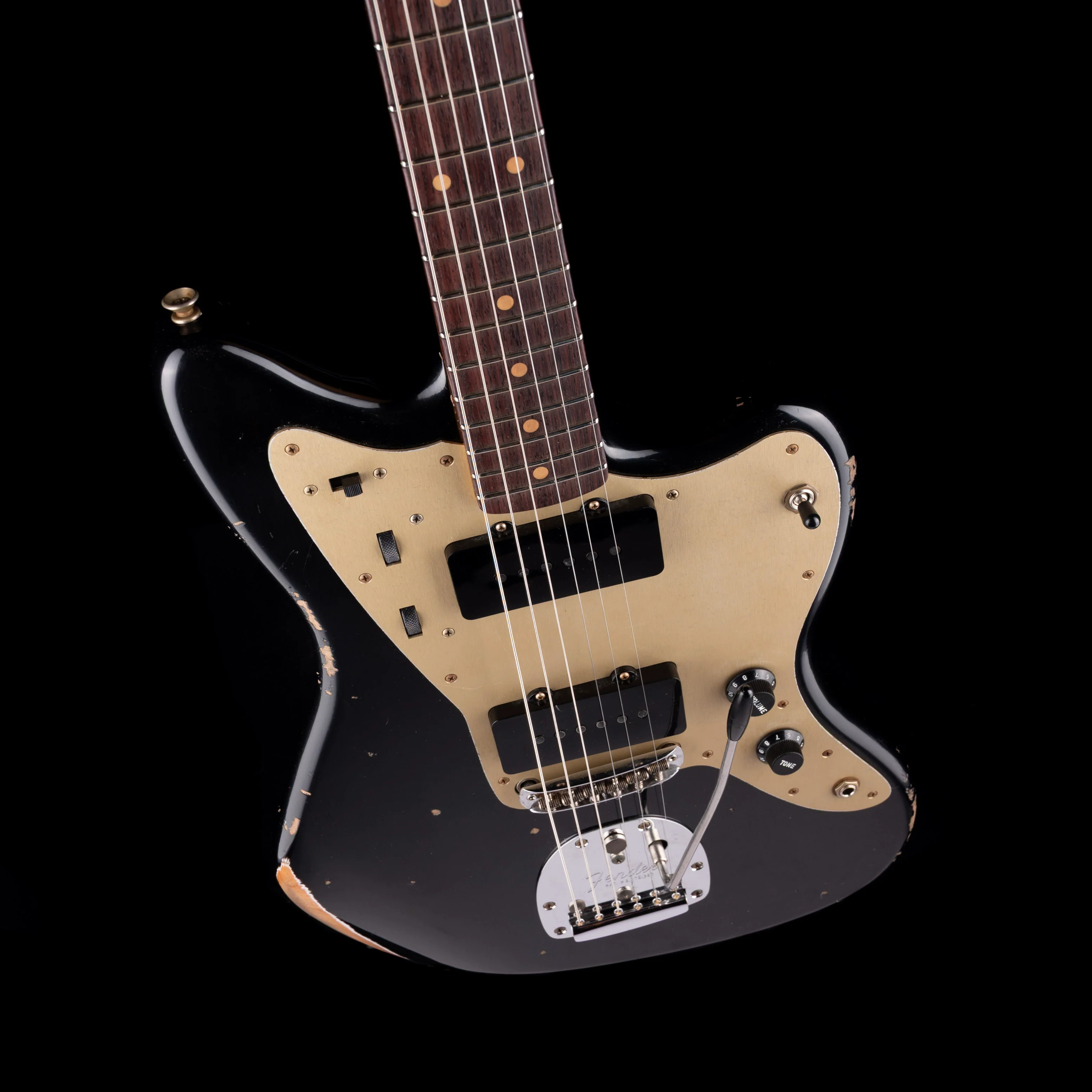 Fender Custom Shop 1959 Jazzmaster Relic Black - Image 3