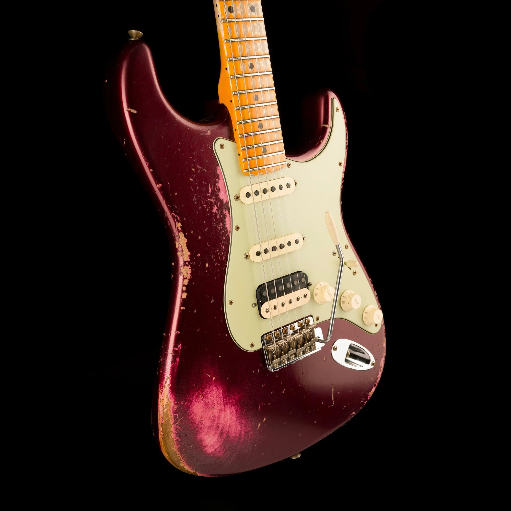 Fender Custom Shop 1959 Stratocaster HSS Heavy Relic Oxblood - Image 10