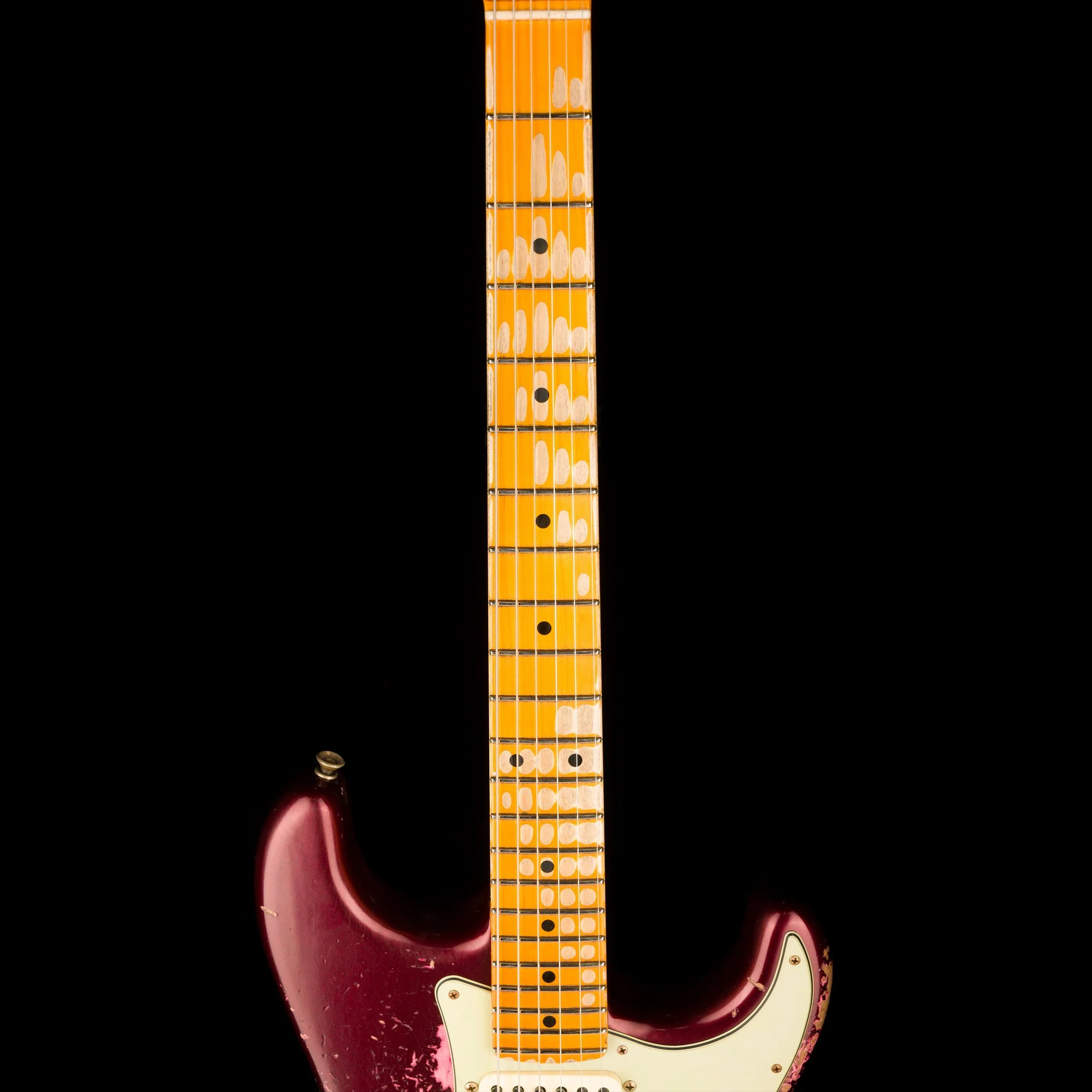 Fender Custom Shop 1959 Stratocaster HSS Heavy Relic Oxblood - Image 11
