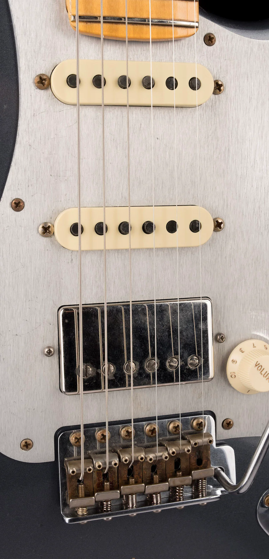 Fender Custom Shop 1959 Stratocaster HSS Journeyman Relic Charcoal Frost Metallic - Image 7