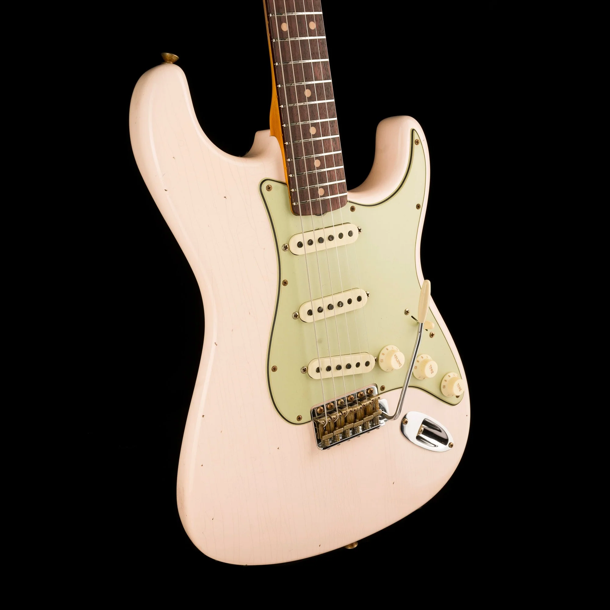 Fender Custom Shop 1959 Stratocaster Journeyman Relic Super Faded Aged Shell Pink - Image 10