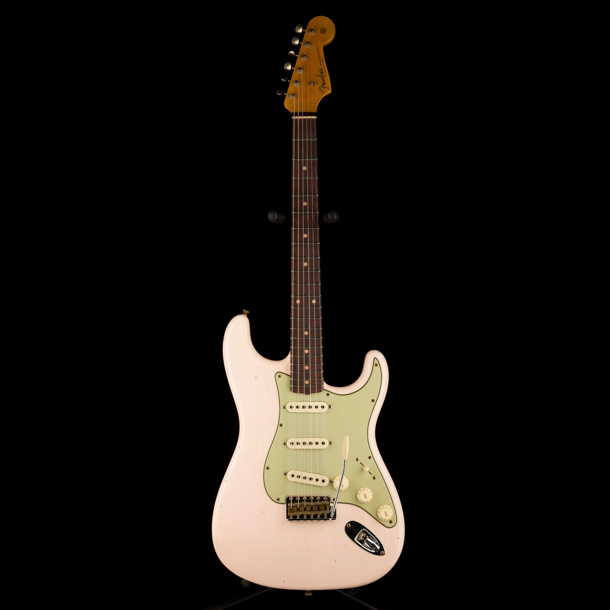 Fender Custom Shop 1959 Stratocaster Journeyman Relic Super Faded Aged Shell Pink - Image 2