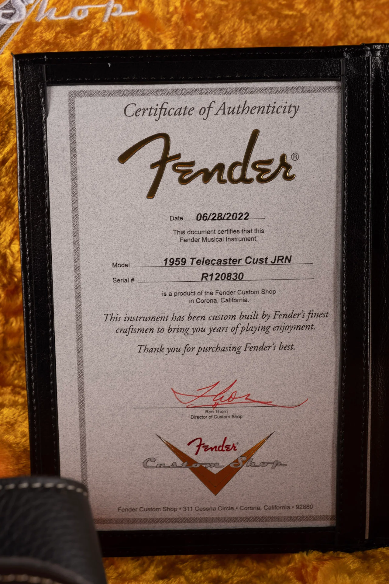 Fender Custom Shop 1959 Telecaster Custom Ultra D Journeyman Relic Butterscotch Blonde - Image 14