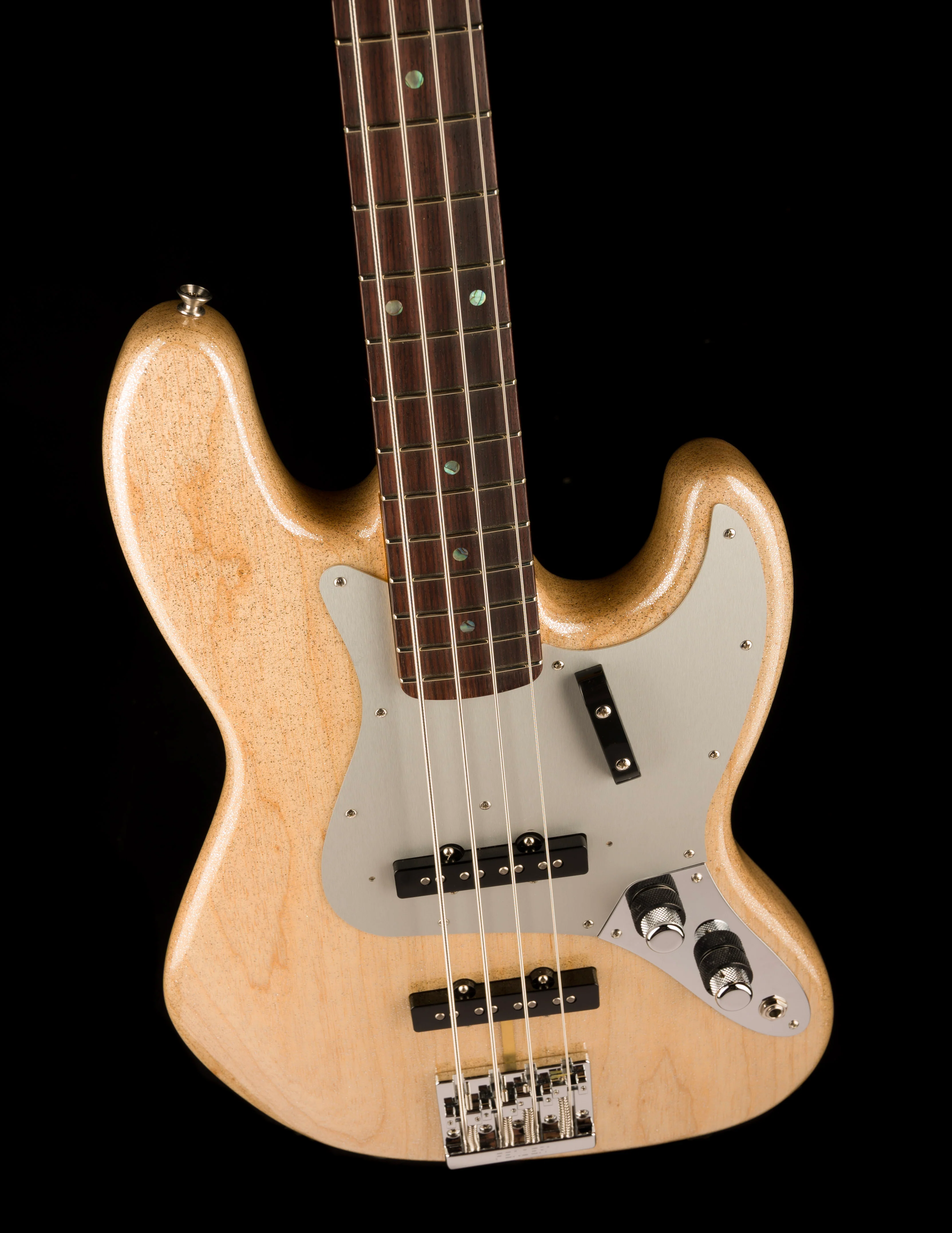 Fender Custom Shop 1960 Jazz Bass NOS Santa Monica Sparkle Truetone Color Set - Image 4