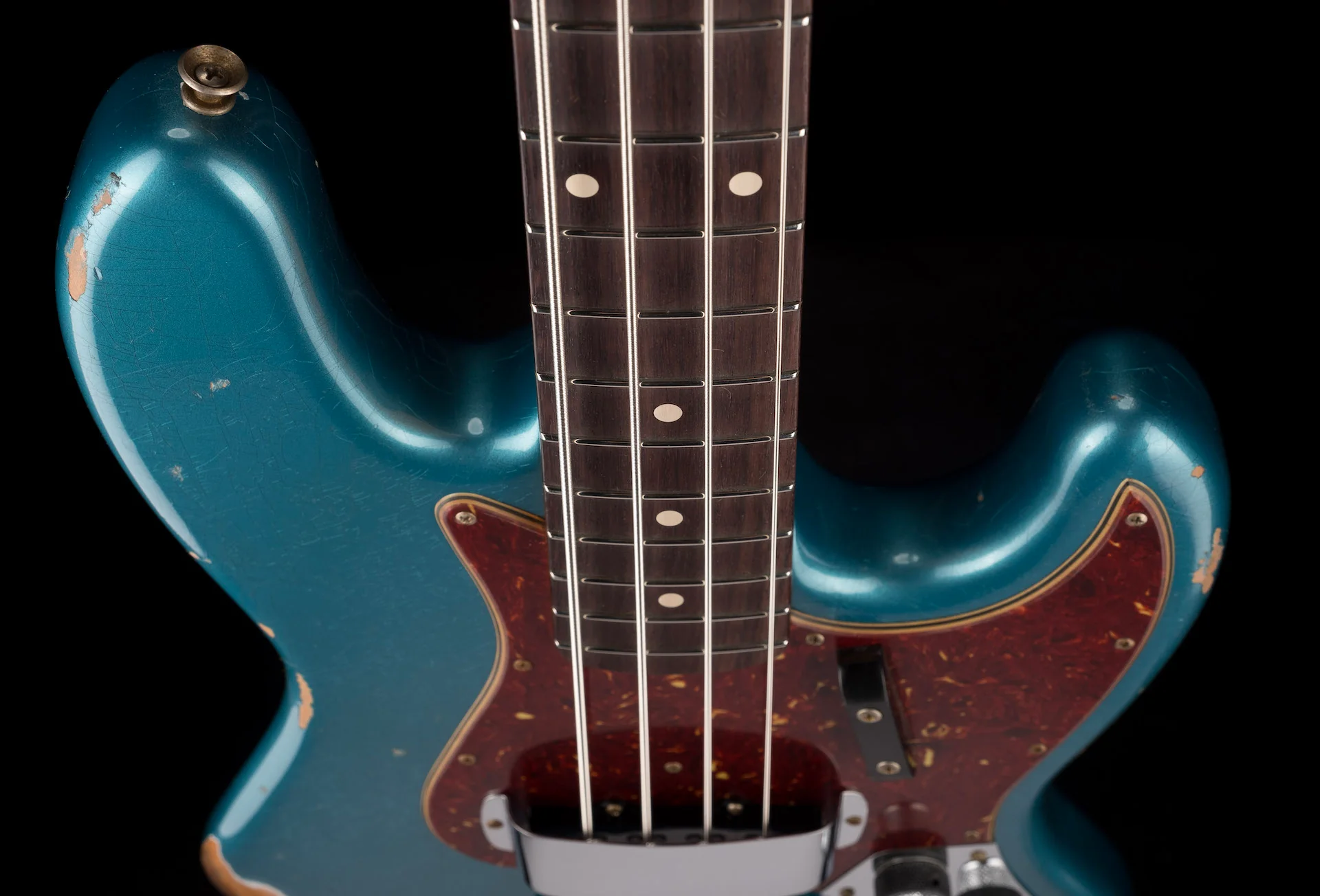 Fender Custom Shop 1960 Jazz Bass Relic Aged Ocean Turquoise - Image 10