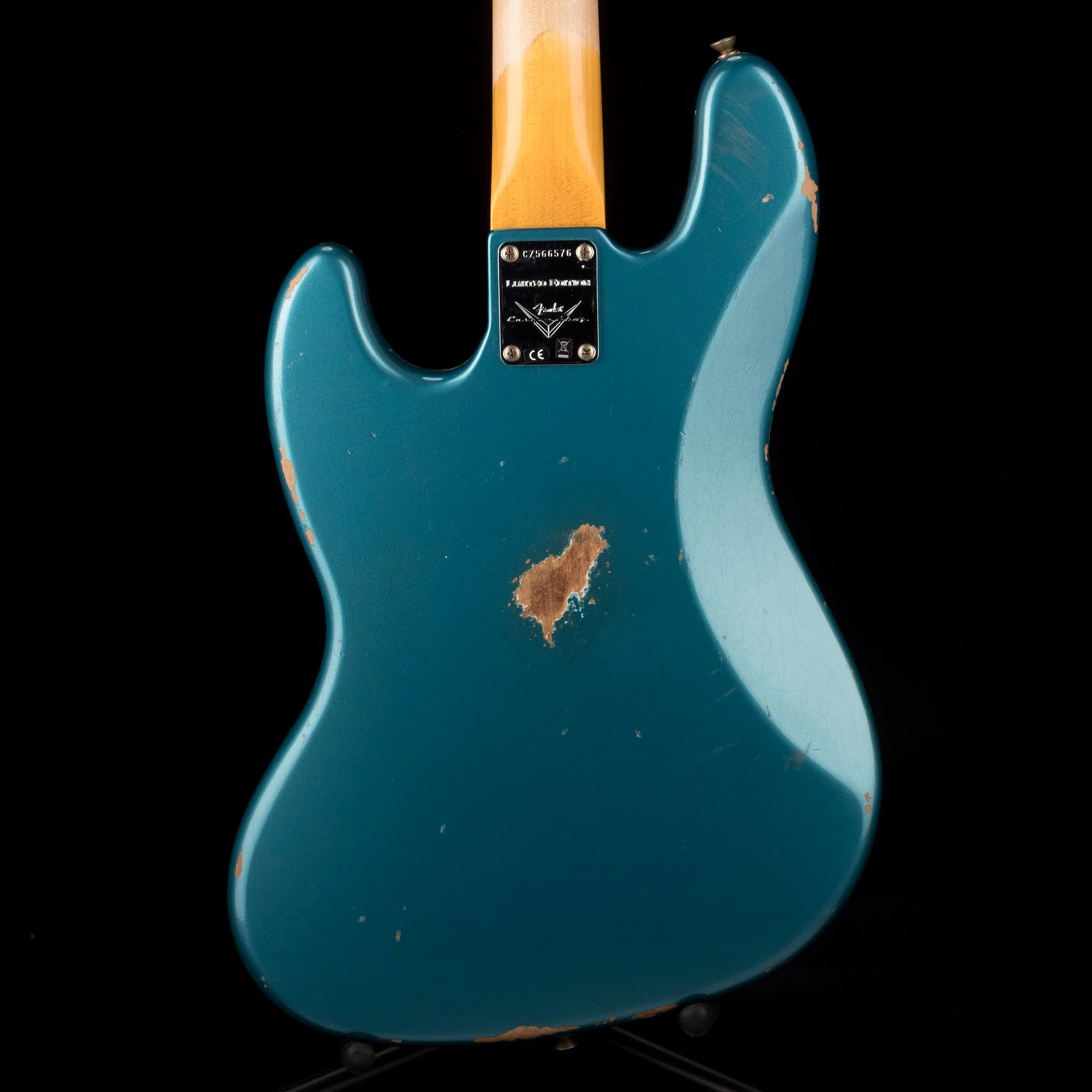 Fender Custom Shop 1960 Jazz Bass Relic Aged Ocean Turquoise - Image 12