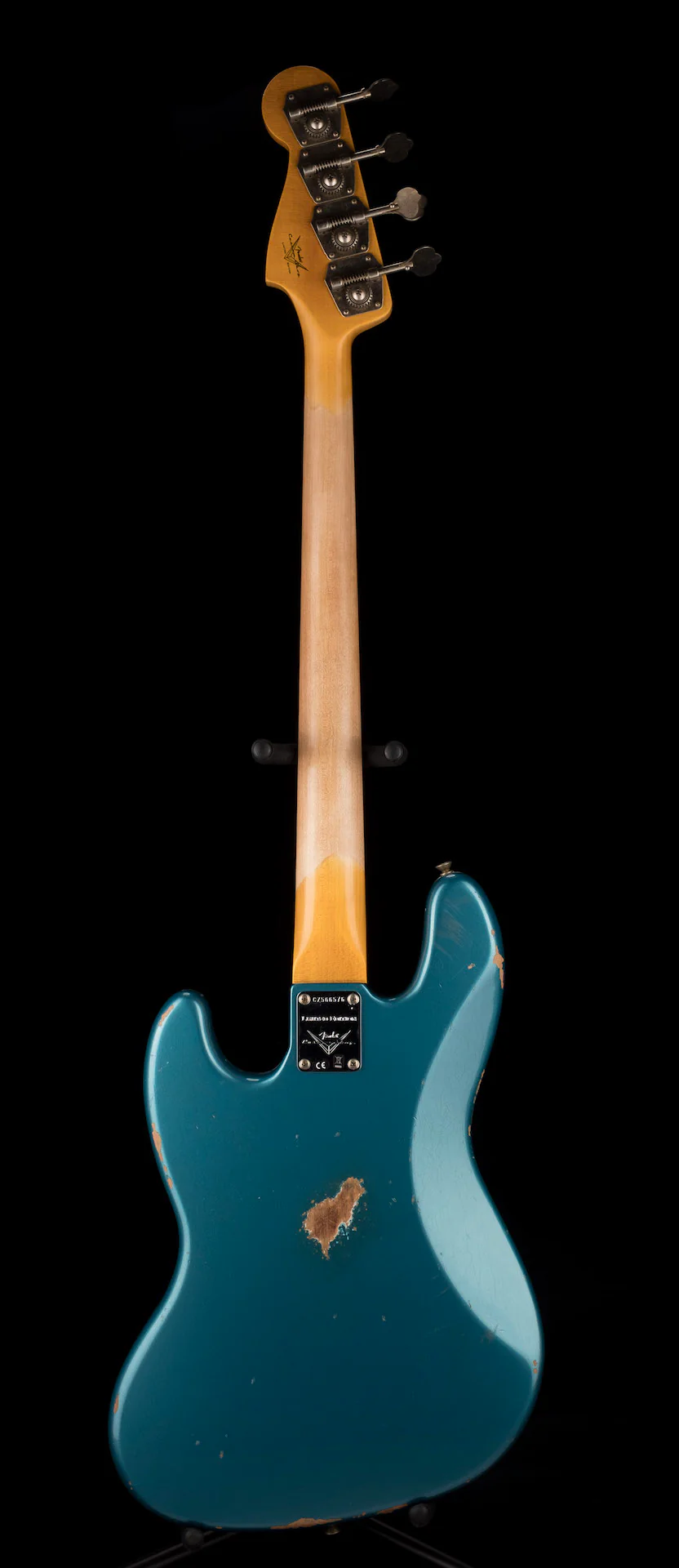 Fender Custom Shop 1960 Jazz Bass Relic Aged Ocean Turquoise - Image 13