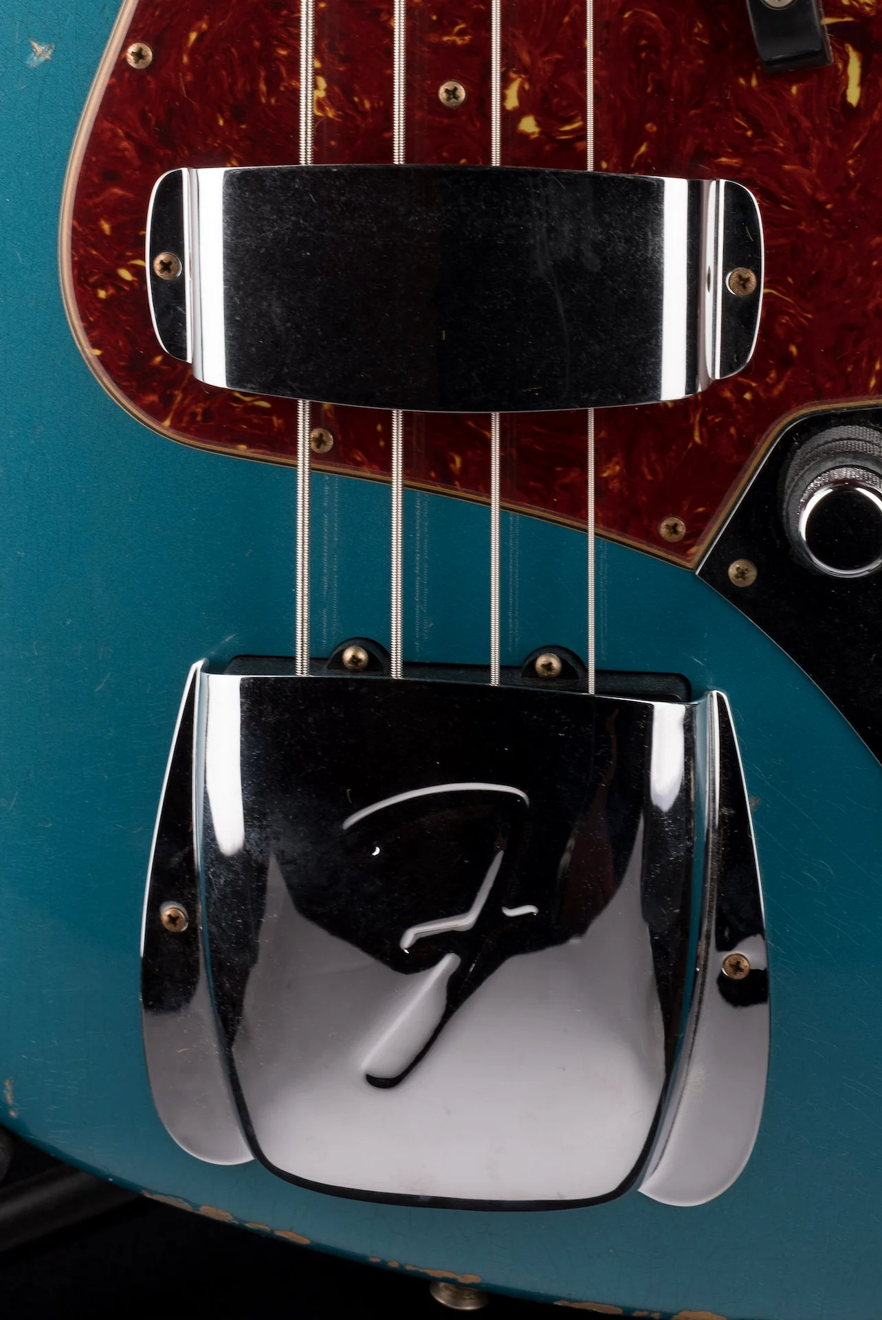 Fender Custom Shop 1960 Jazz Bass Relic Aged Ocean Turquoise - Image 7