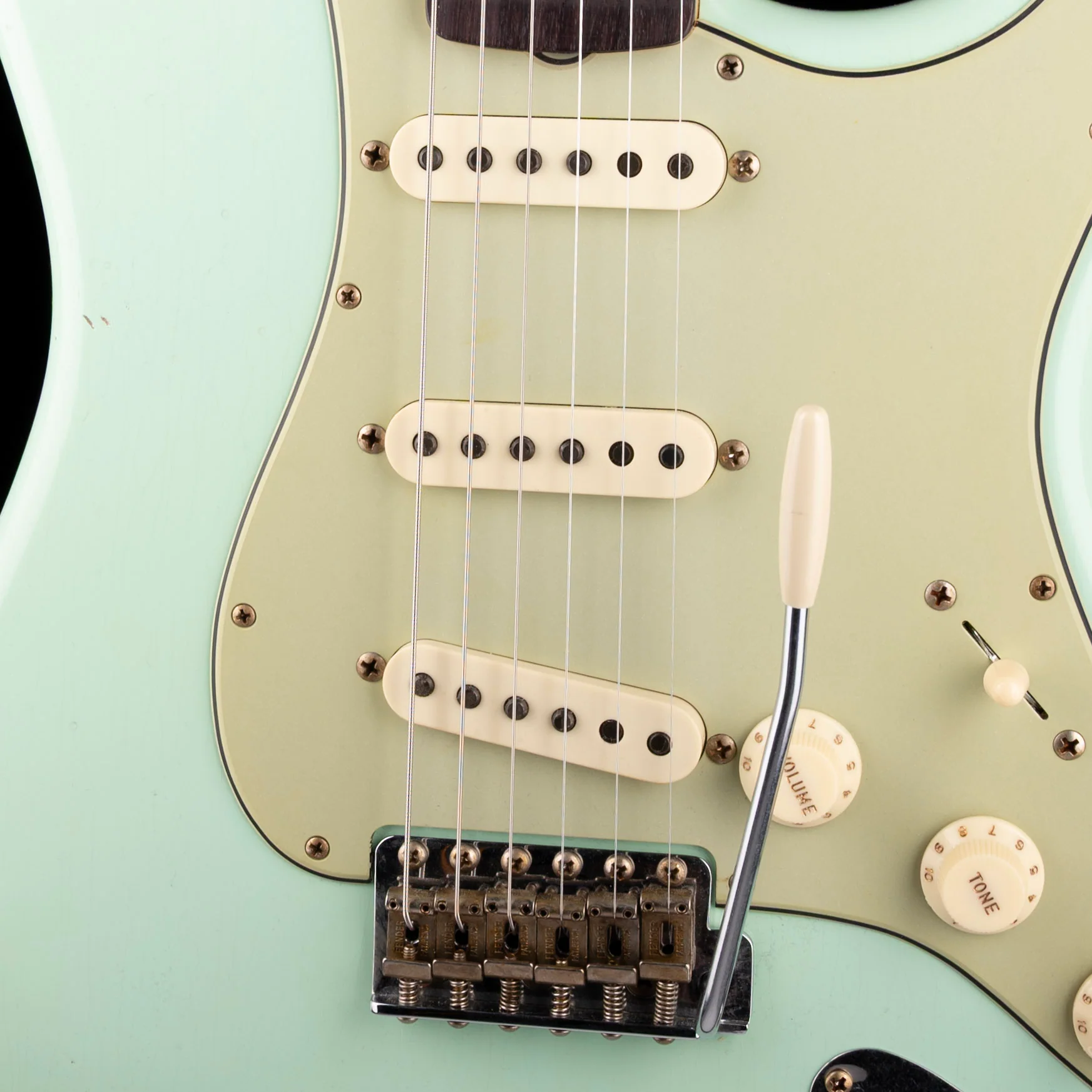 Fender Custom Shop 1960 Stratocaster Journeyman Relic Faded Aged Surf Green - Image 4