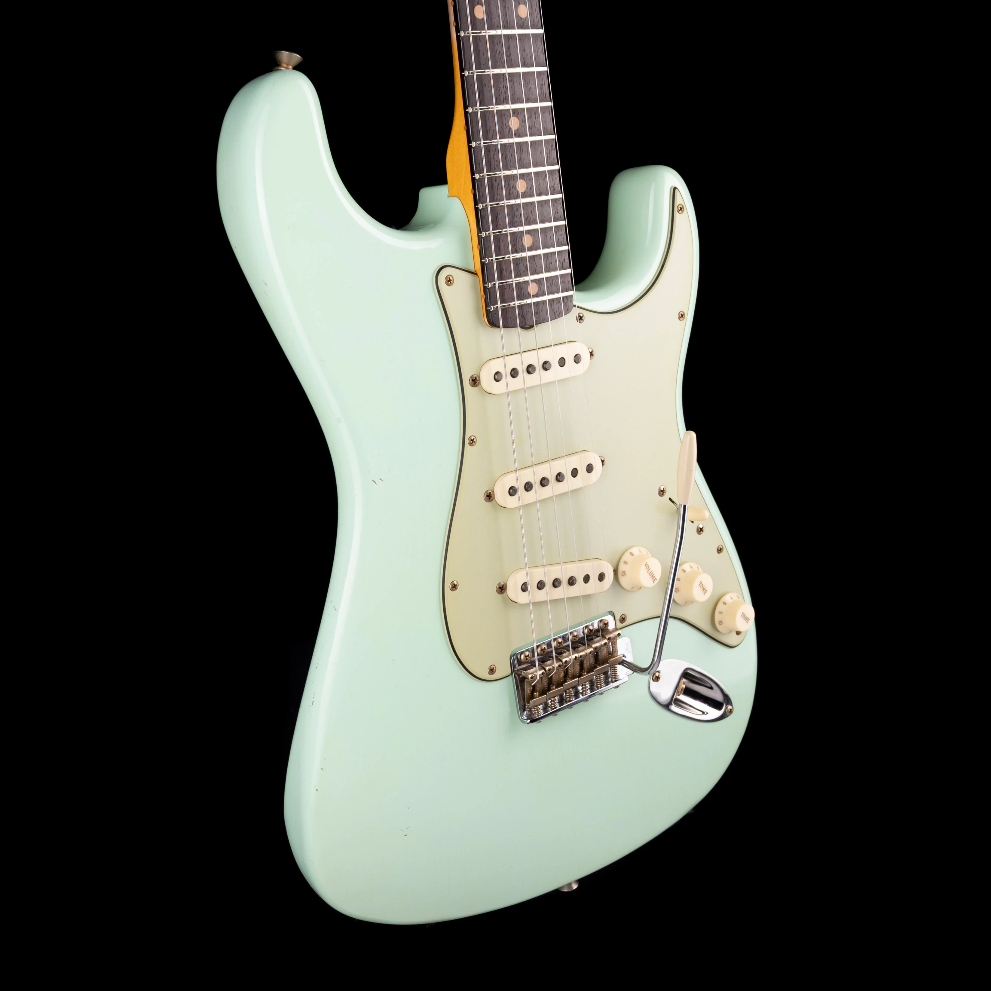 Fender Custom Shop 1960 Stratocaster Journeyman Relic Faded Aged Surf Green - Image 6