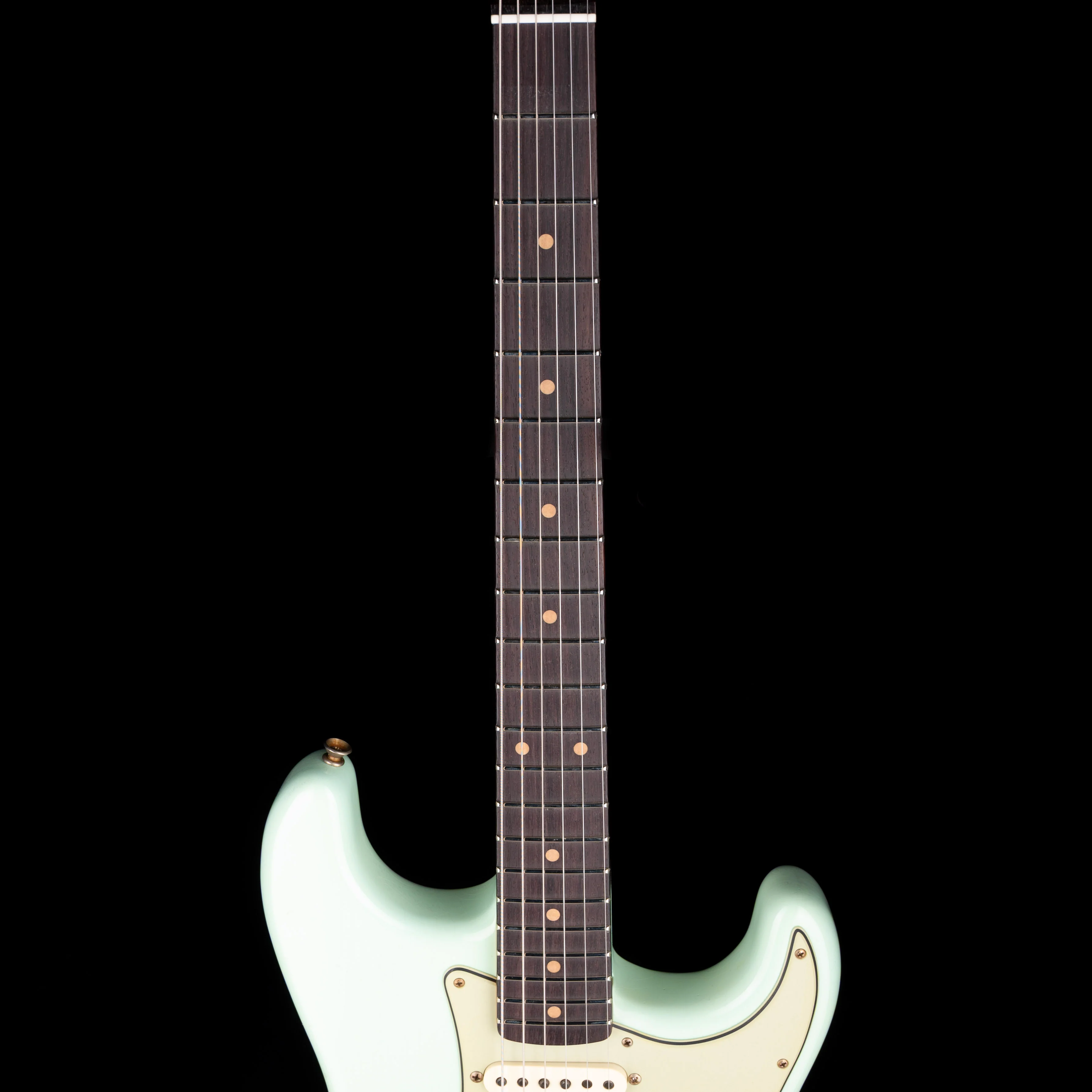 Fender Custom Shop 1960 Stratocaster Journeyman Relic Faded Aged Surf Green - Image 7