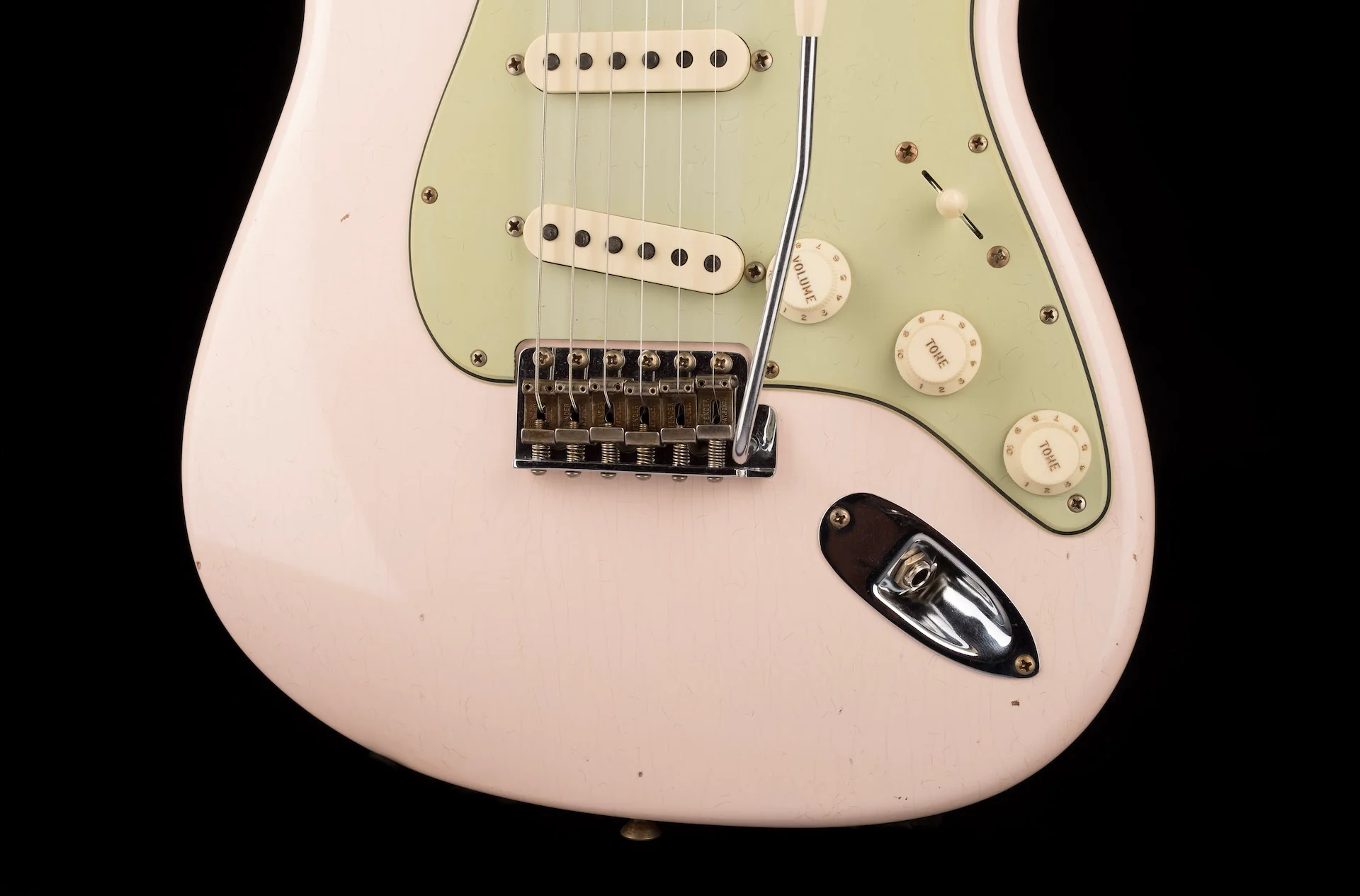 Fender Custom Shop 1960 Stratocaster Journeyman Relic Super Faded Aged Shell Pink - Image 5