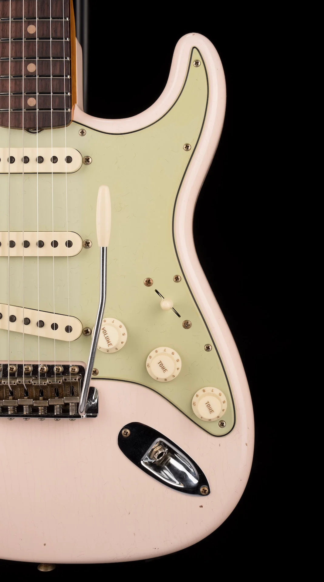 Fender Custom Shop 1960 Stratocaster Journeyman Relic Super Faded Aged Shell Pink - Image 9