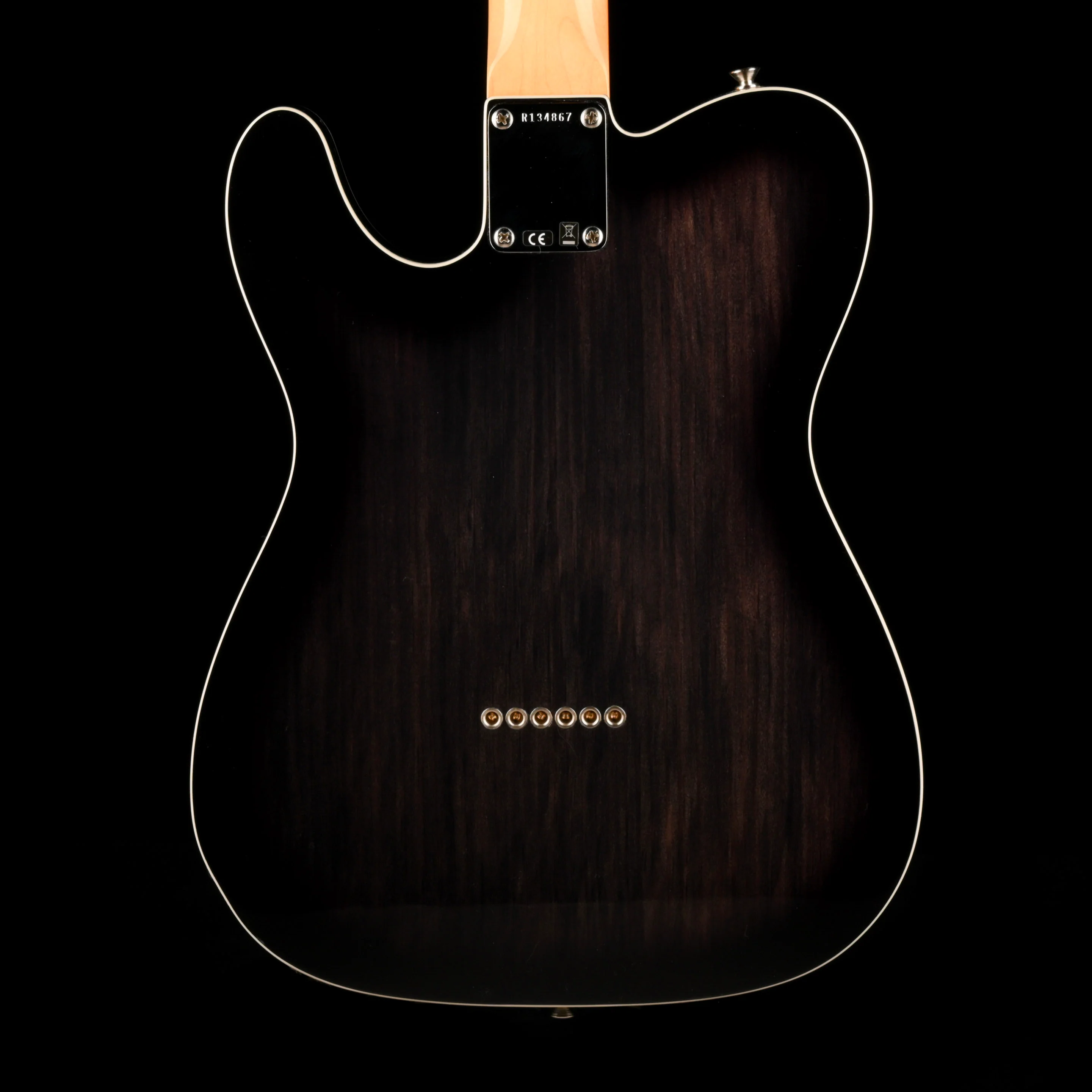 Fender Custom Shop 1960 Telecaster Custom Flametop NOS Ebony Transparent With Case - Image 9