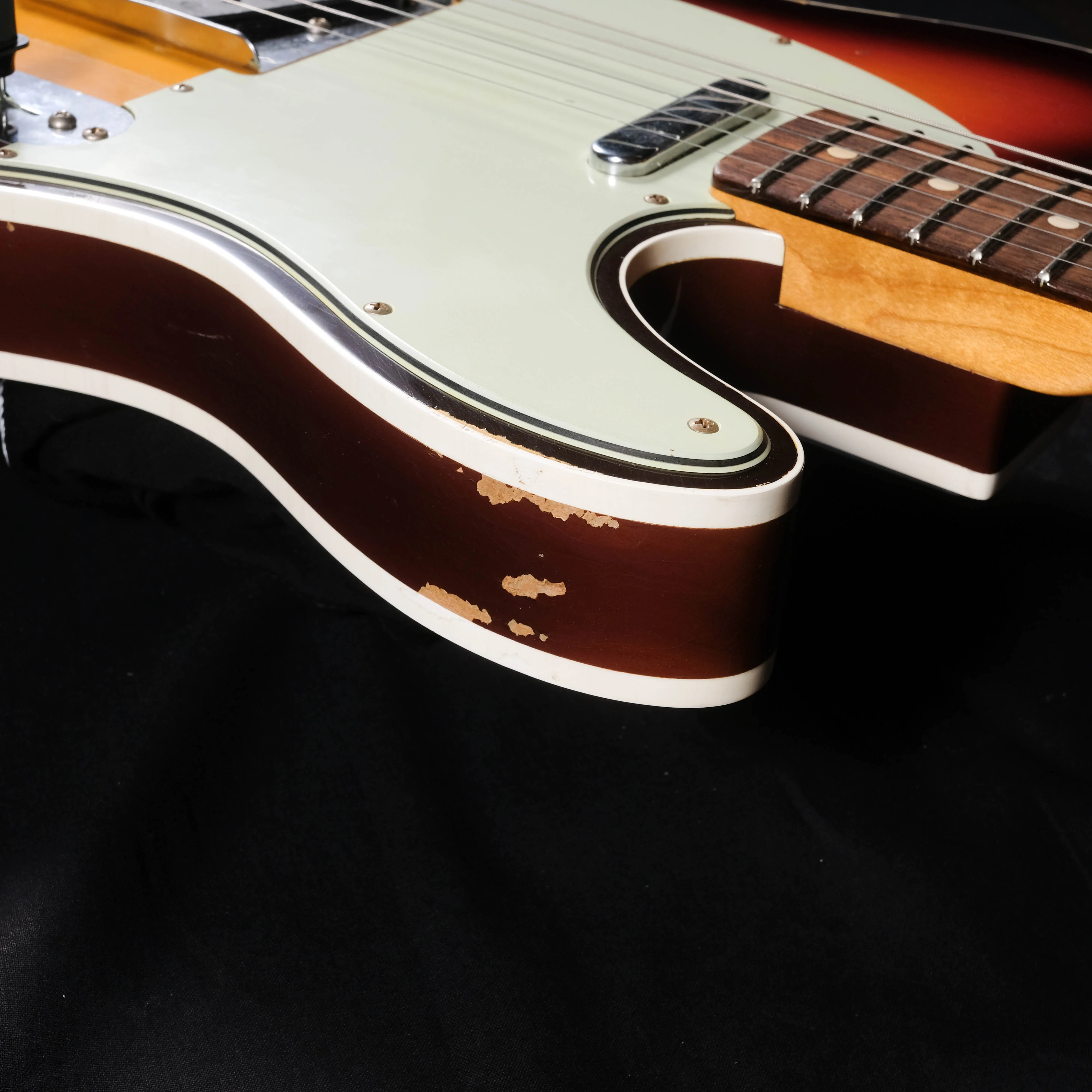 Fender Custom Shop 1960 Telecaster Custom Relic Chocolate 3-Tone Sunburst - Image 6