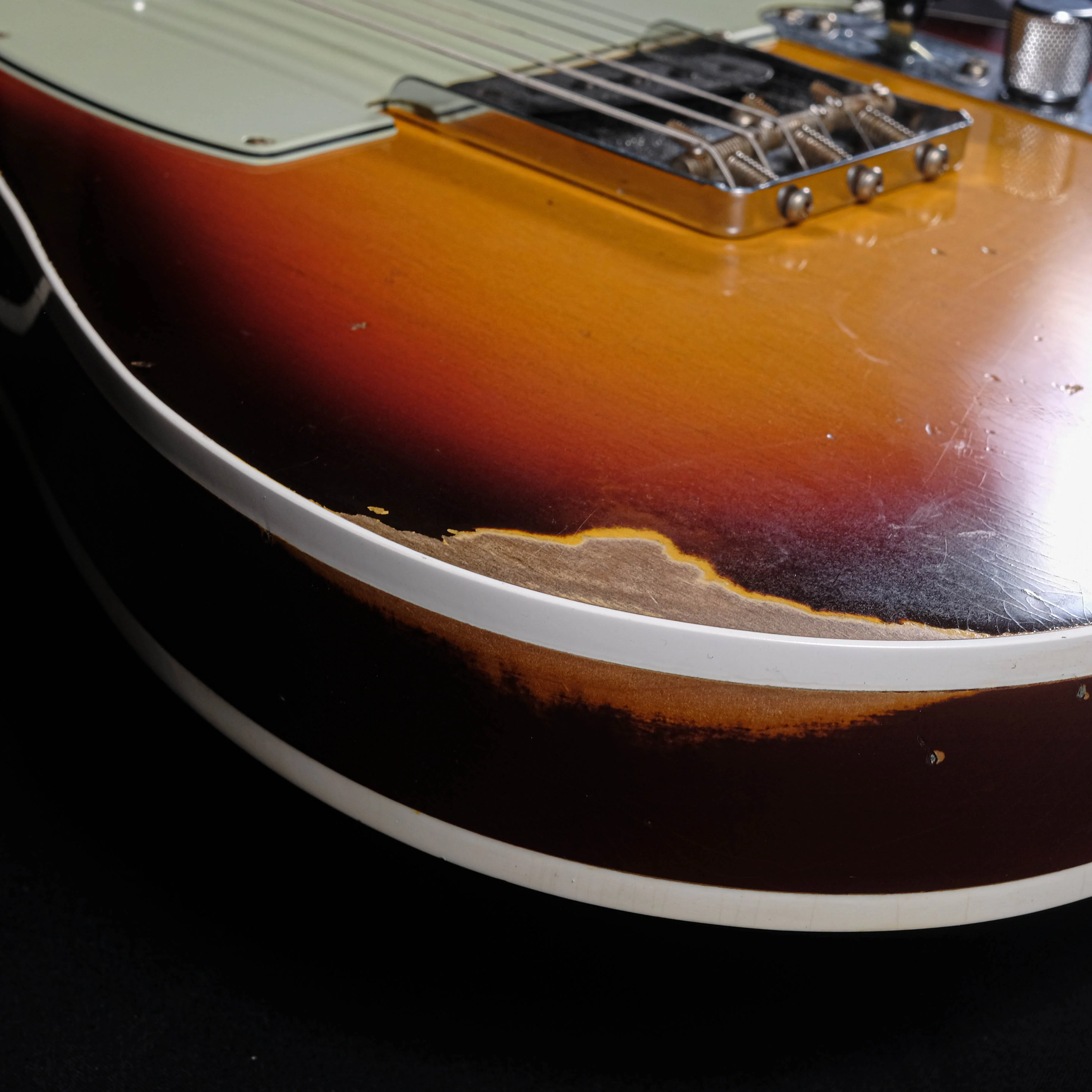 Fender Custom Shop 1960 Telecaster Custom Relic Chocolate 3-Tone Sunburst - Image 7