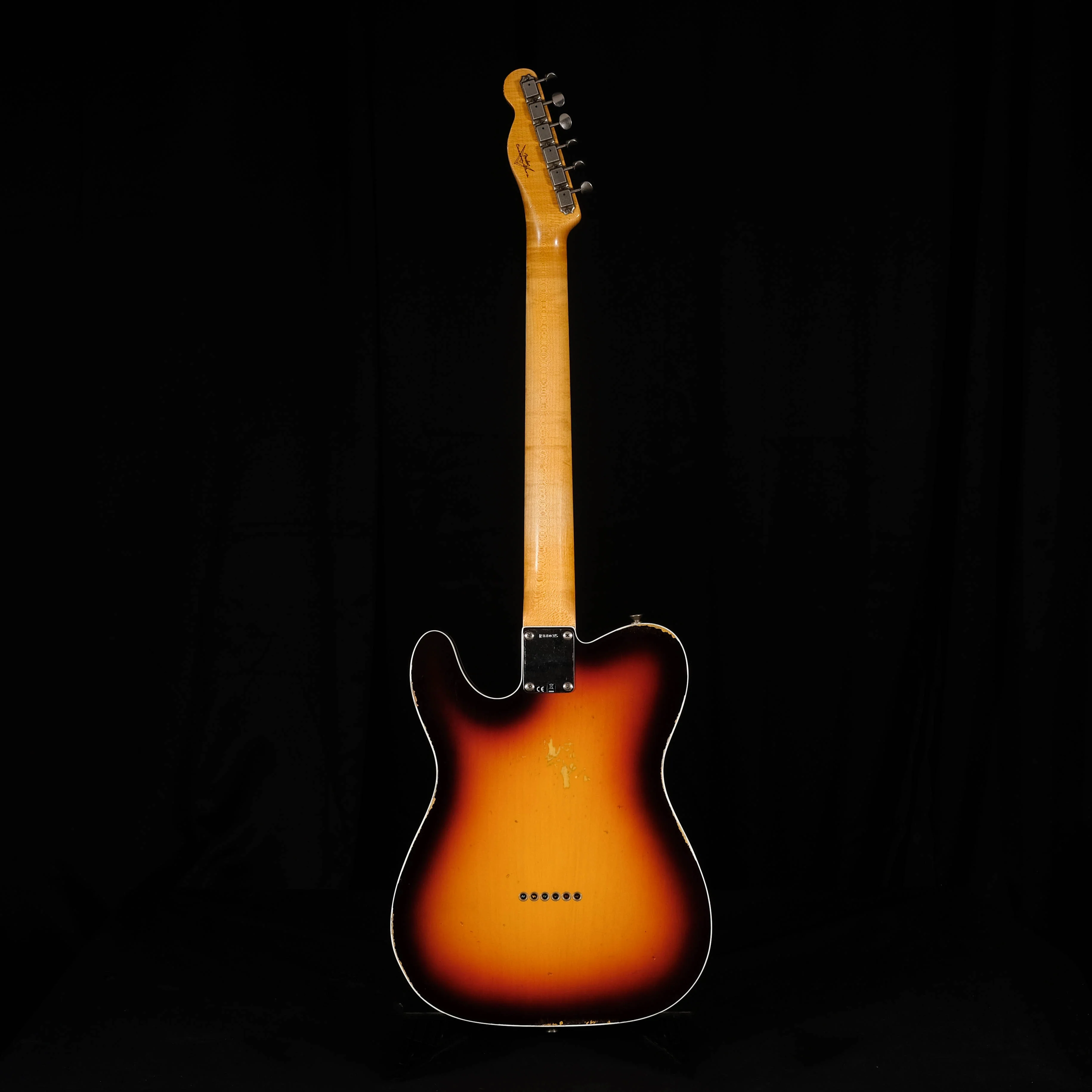 Fender Custom Shop 1960 Telecaster Custom Relic Chocolate 3-Tone Sunburst - Image 8